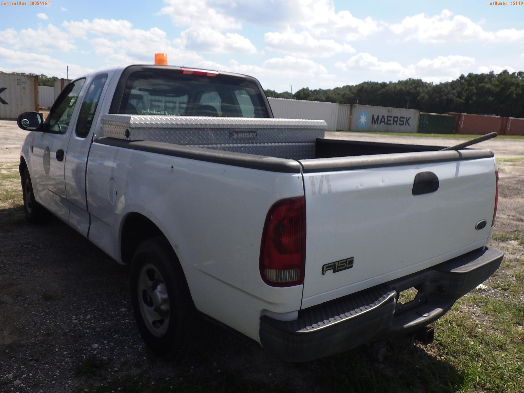 5-05119 (Trucks-Pickup 2D)  Seller: Gov-City of Bradenton 2003 FORD F150XL