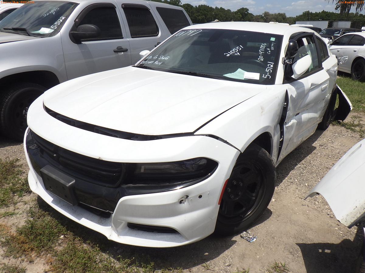 5-05121 (Cars-Sedan 4D)  Seller: Gov-Hillsborough County Sheriffs 2018 DODG CHAR