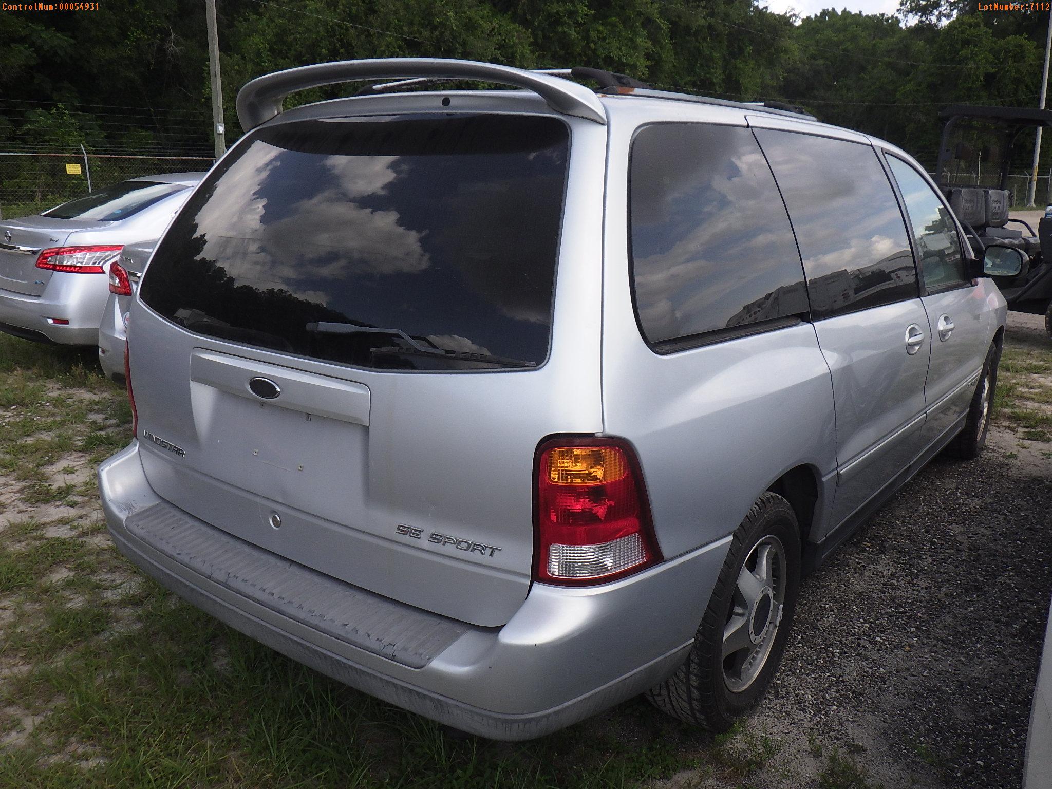 5-07112 (Cars-Wagon 4D)  Seller:Private/Dealer 2001 FORD WINDSTAR