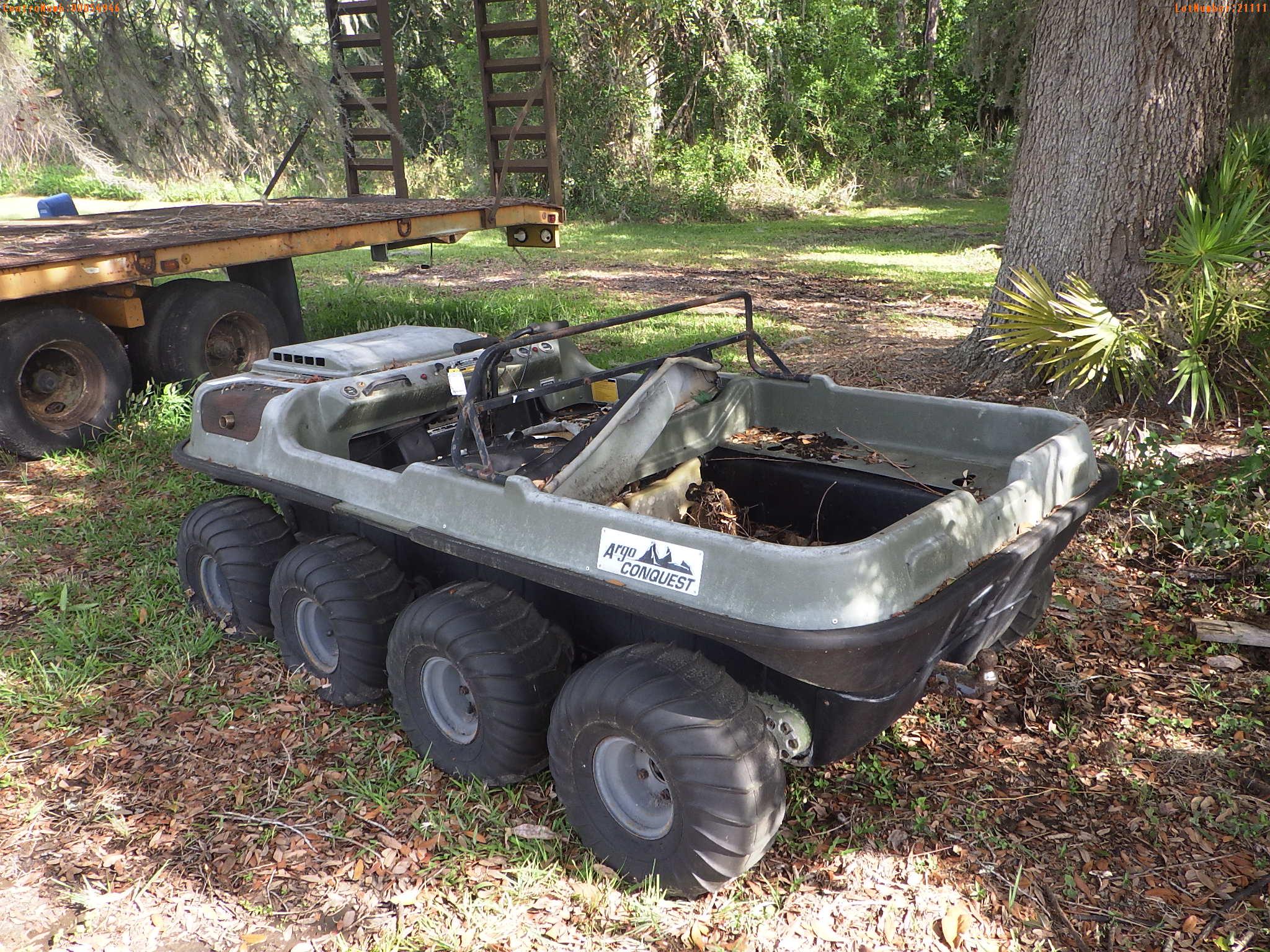 5-21111 (Equip.-A.T.V.)  Seller: Florida State F.W.C. SIX WHEEL AMPHIBIOUS UTILI