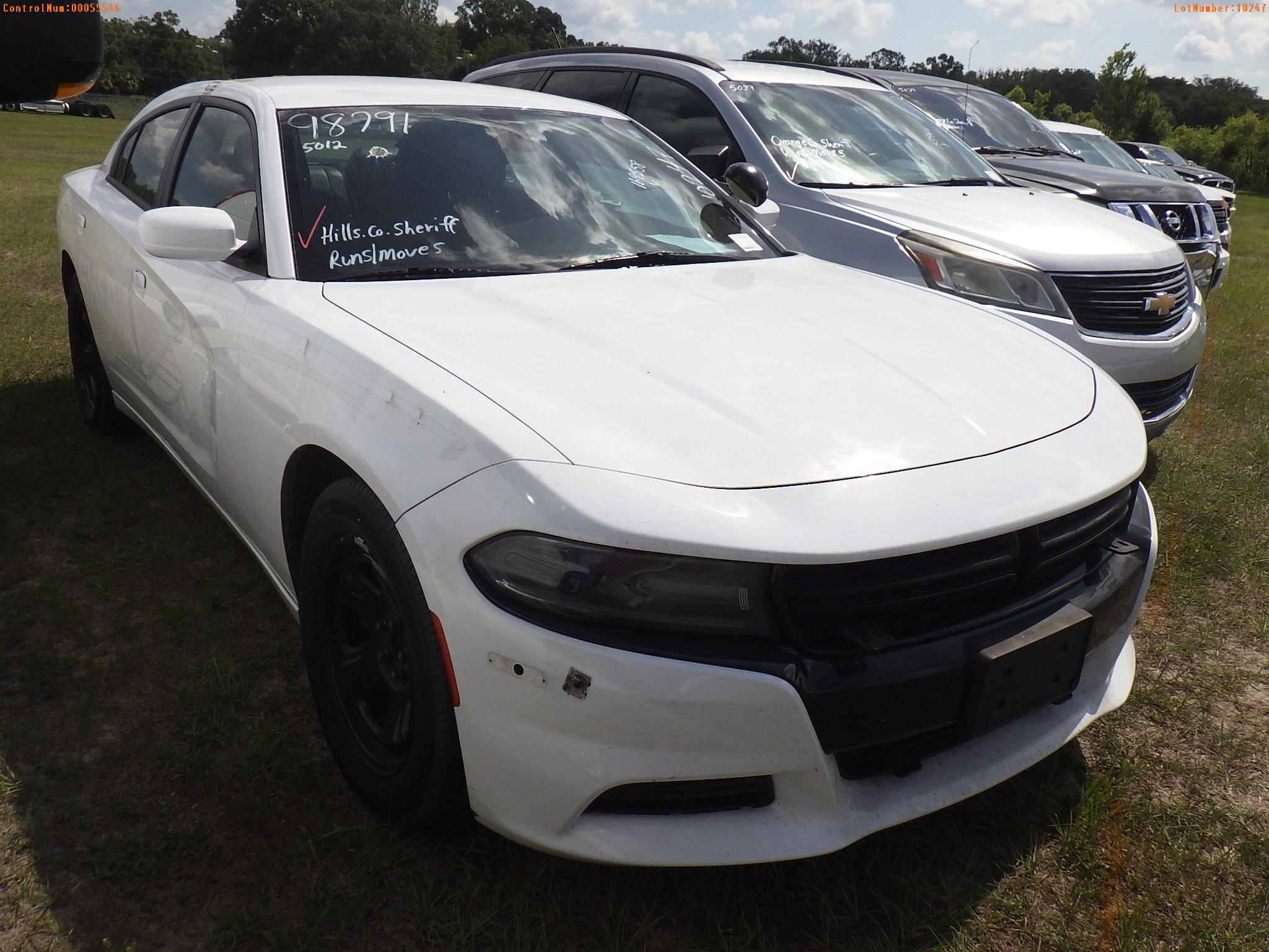 6-06128 (Cars-Sedan 4D)  Seller: Gov-Hillsborough County Sheriffs 2016 DODG CHAR