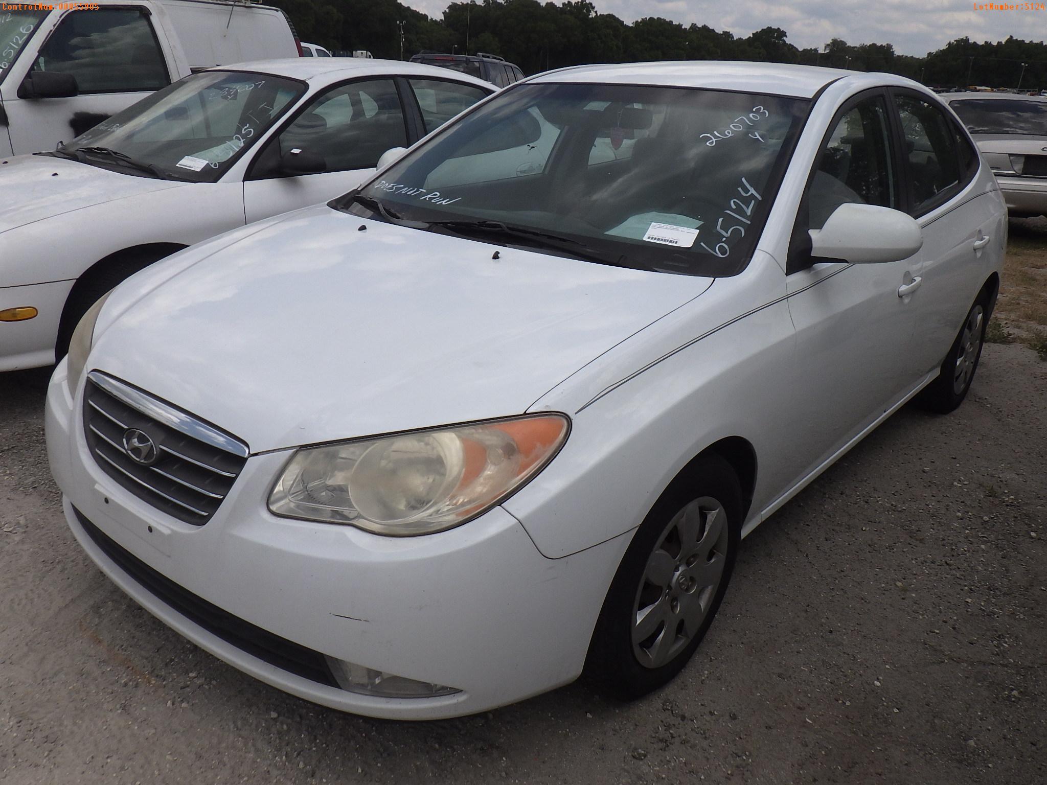 6-05124 (Cars-Sedan 4D)  Seller:Private/Dealer 2007 HYUN ELANTRA