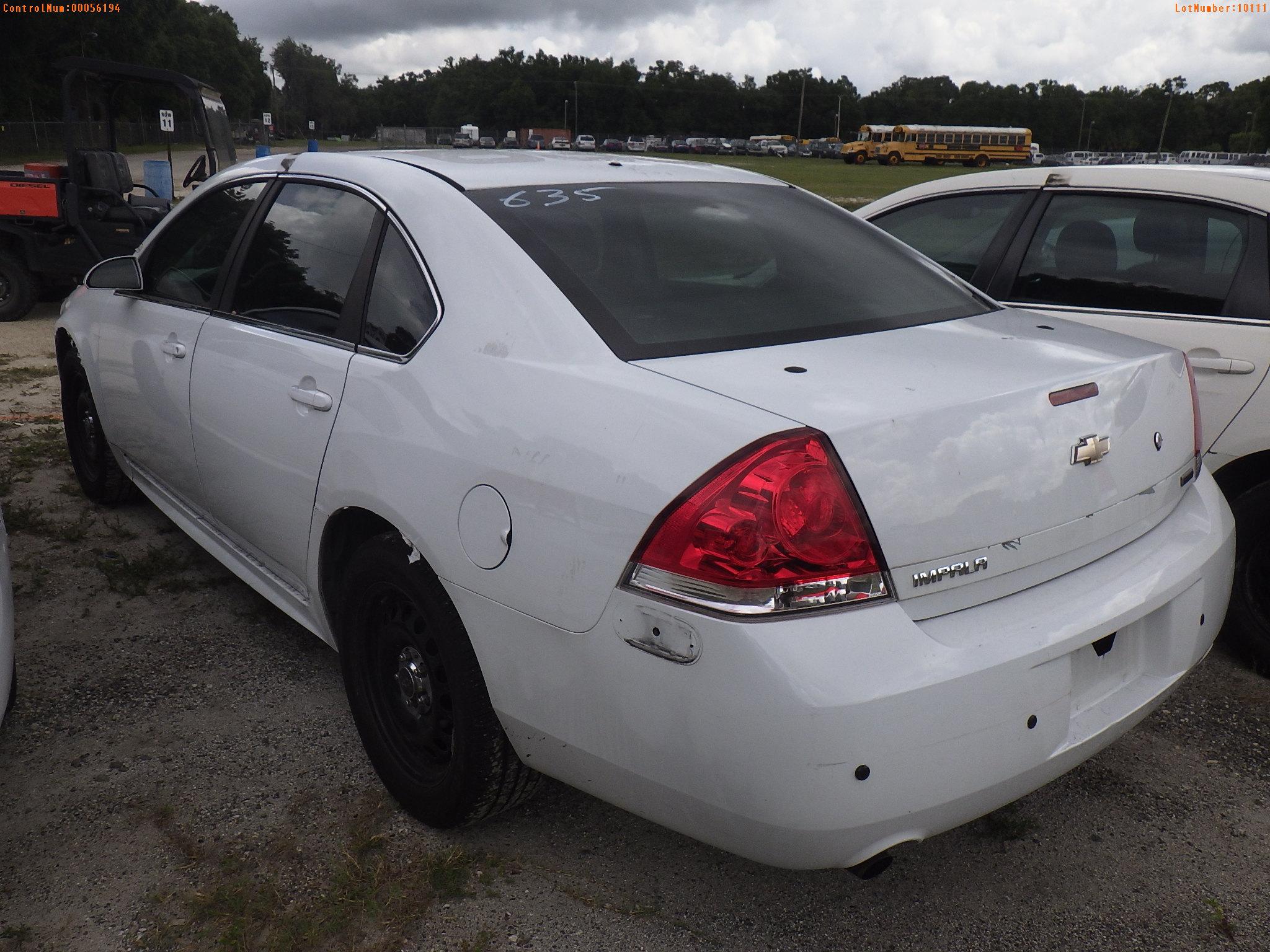 6-10111 (Cars-Sedan 4D)  Seller: Gov-Orange County Sheriffs Office 2012 CHEV IMP