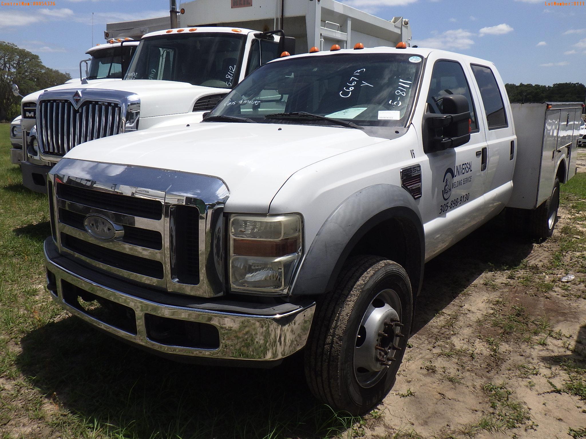 6-08130 (Trucks-Utility 4D)  Seller:Private/Dealer 2008 FORD F550