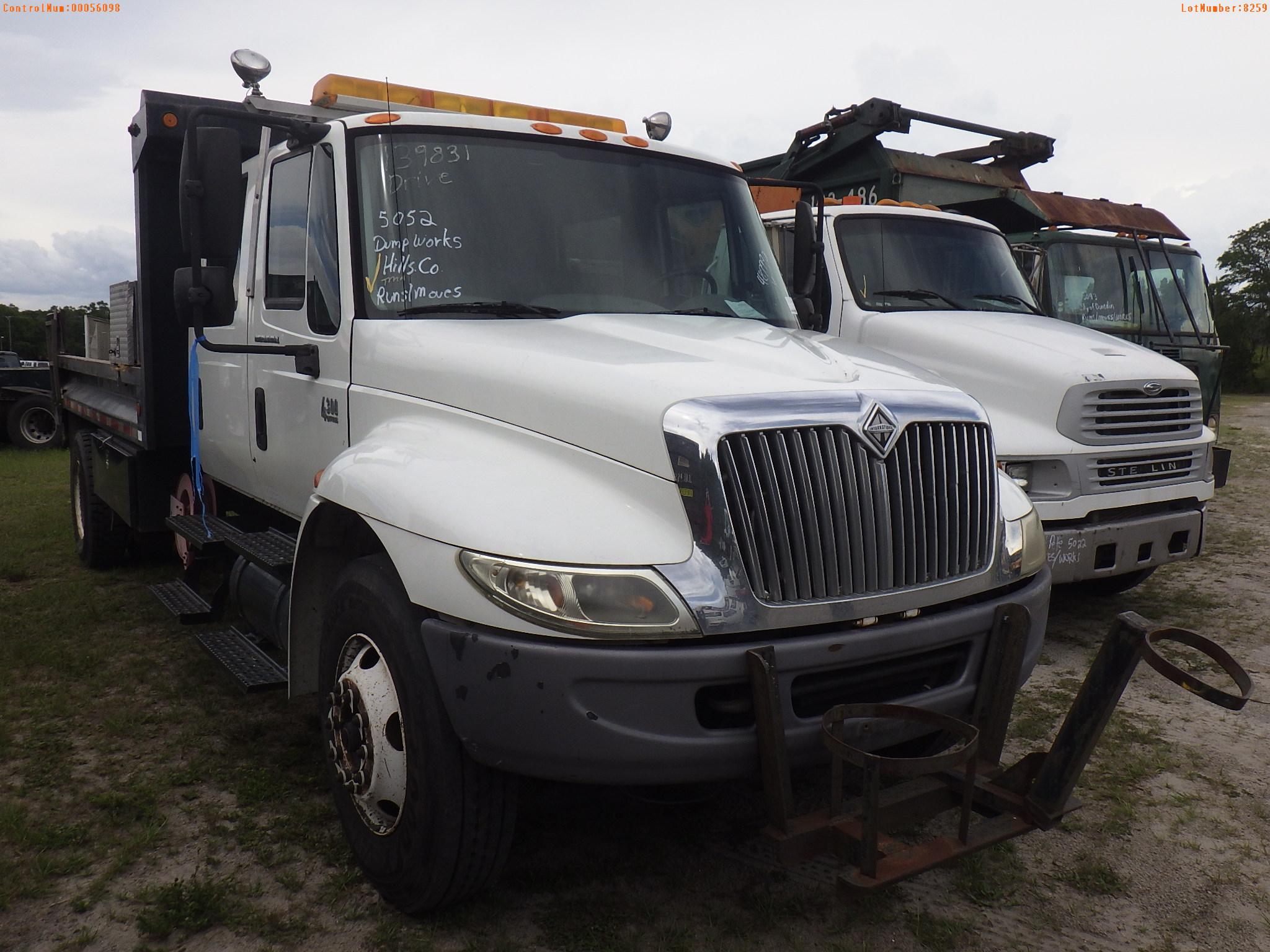 6-08259 (Trucks-Dump)  Seller: Gov-Hillsborough County B.O.C.C. 2007 INTL 4300