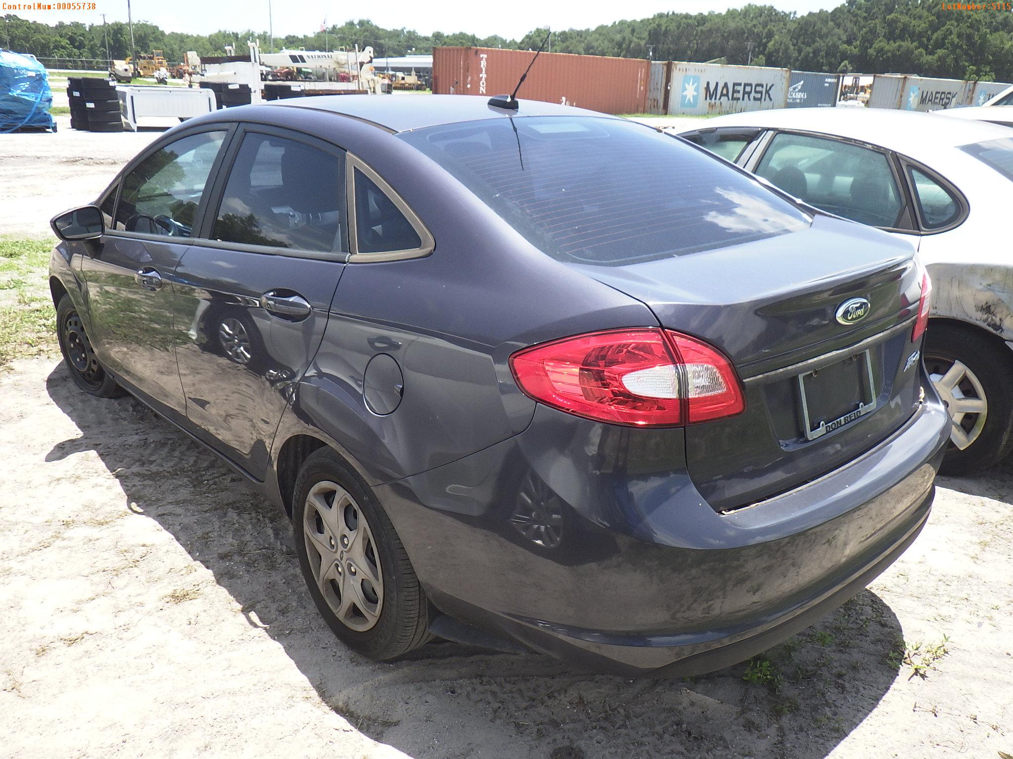 8-05112 (Cars-Sedan 4D)  Seller: Florida State B.P.R. 2013 FORD FIESTA