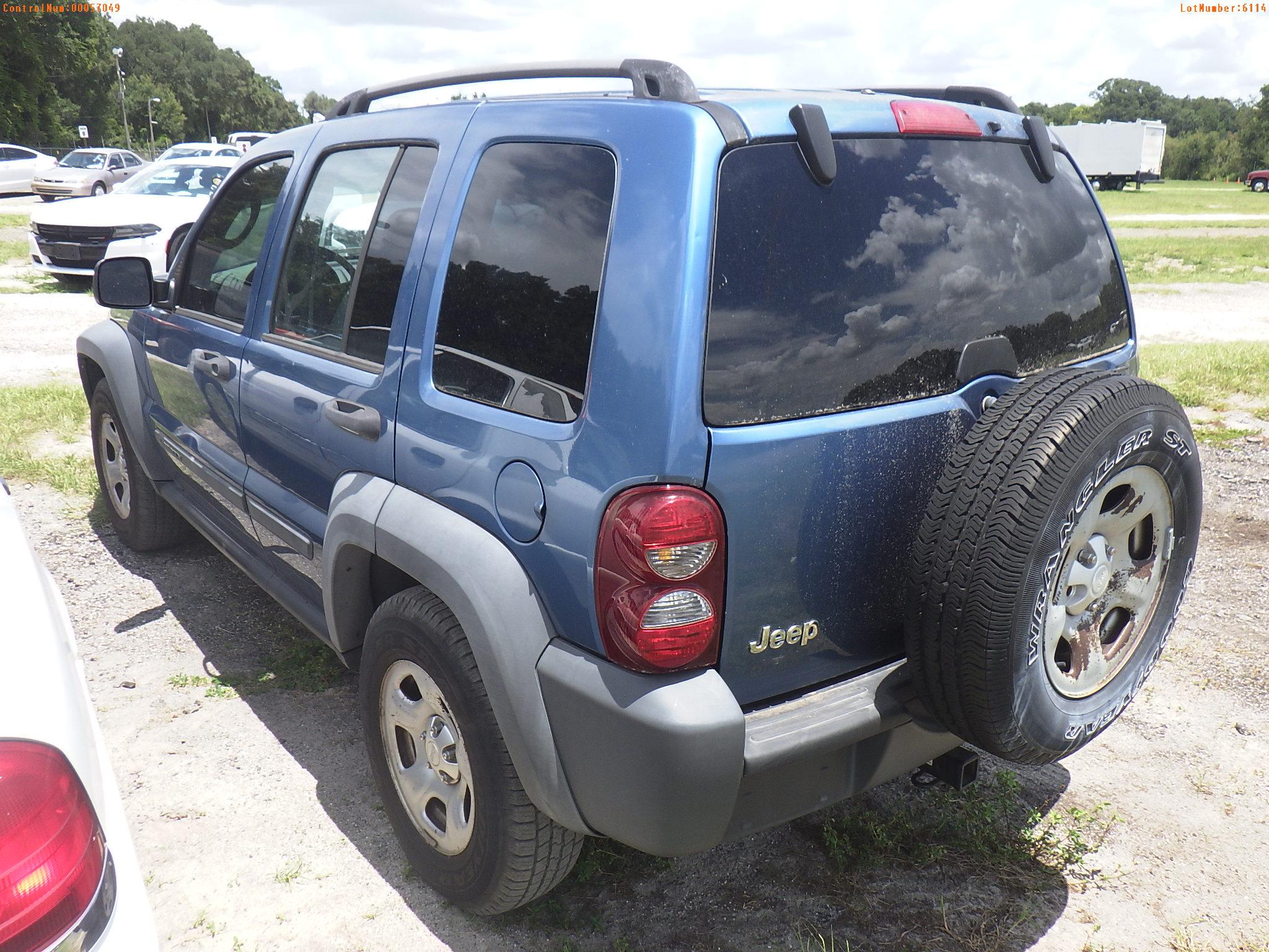 8-06114 (Cars-SUV 4D)  Seller: Florida State F.D.L.E. 2006 JEEP LIBERTY