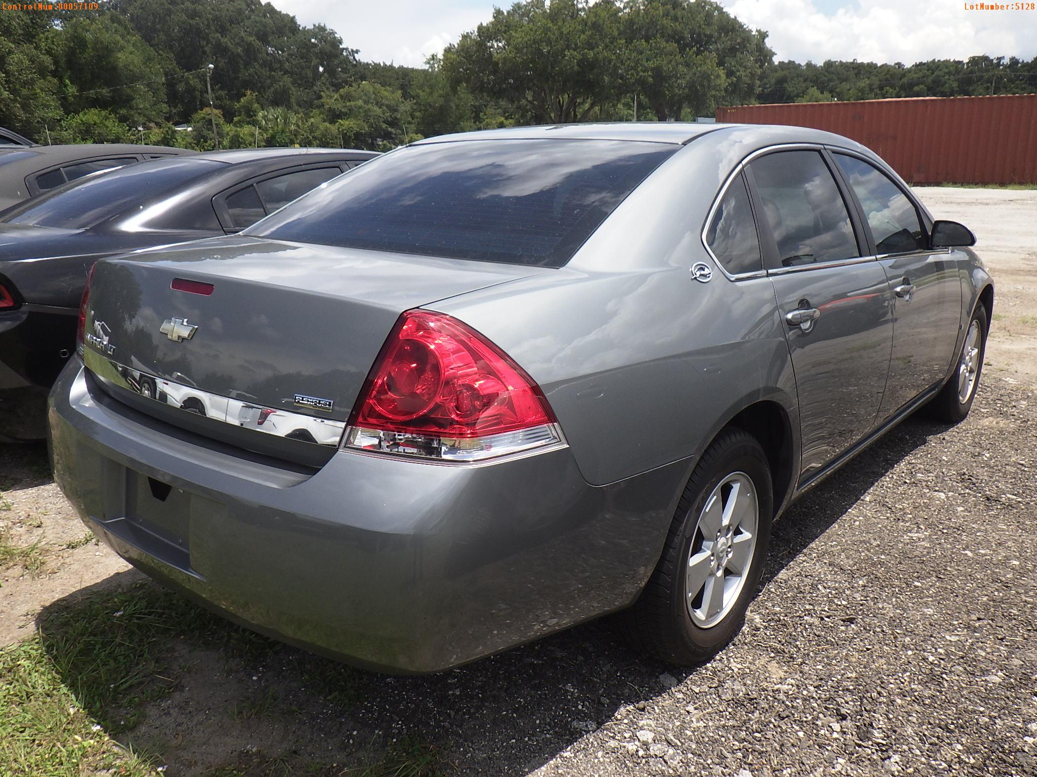 8-05128 (Cars-Sedan 4D)  Seller: Florida State B.P.R. 2008 CHEV IMPALA