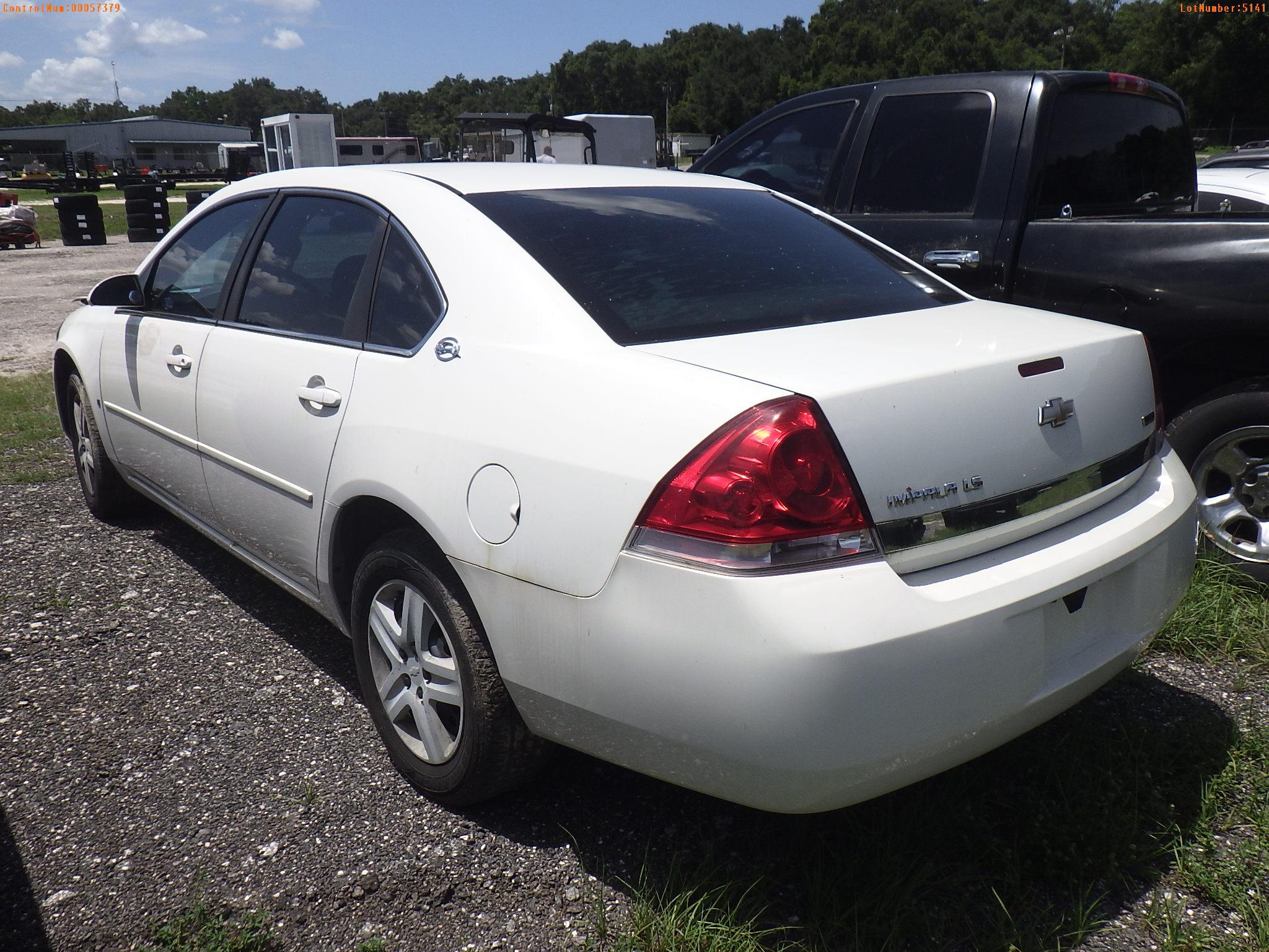 8-05141 (Cars-Sedan 4D)  Seller: Florida State A.C.S. 2007 CHEV IMPALA