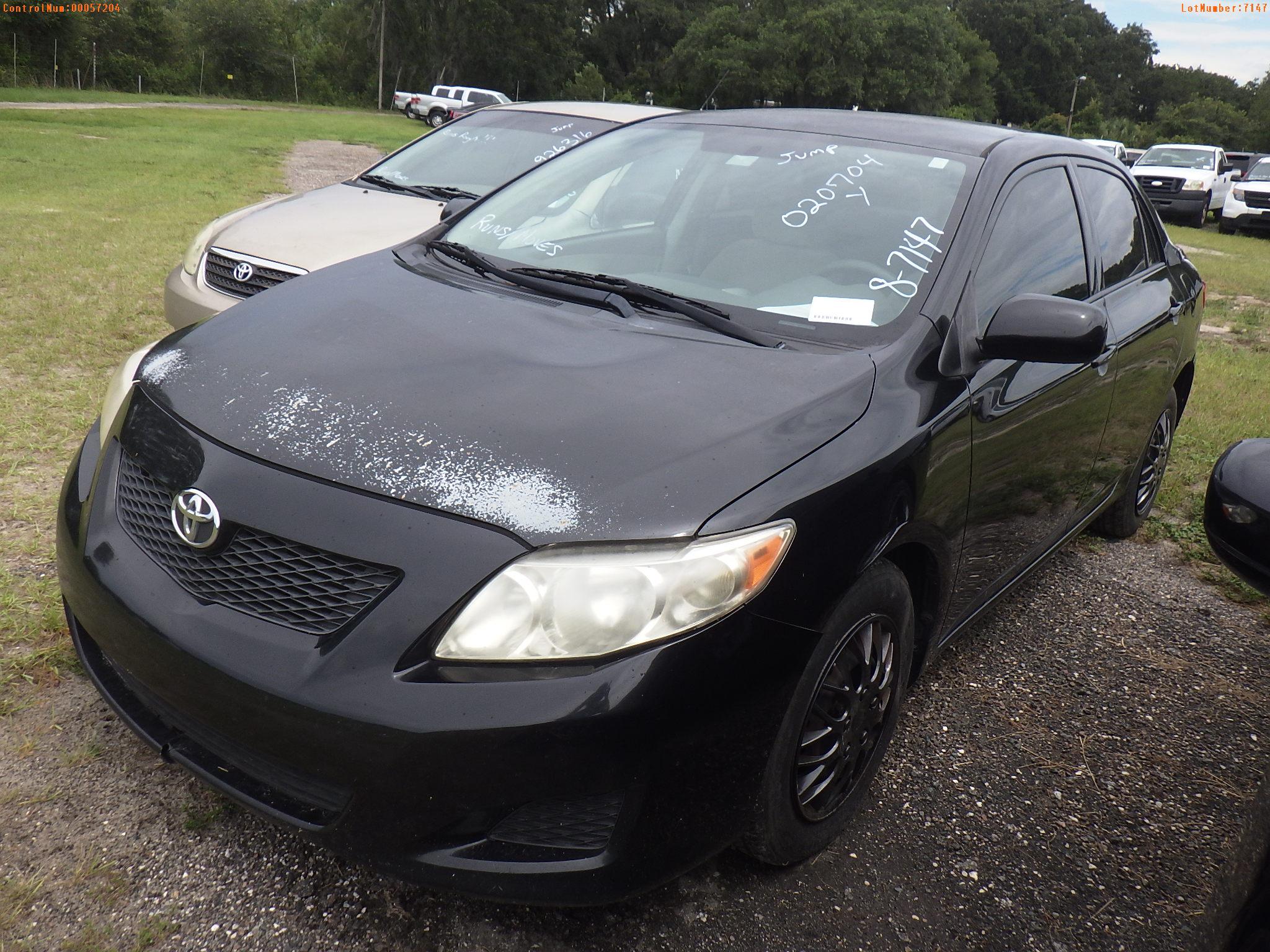 8-07147 (Cars-Sedan 4D)  Seller:Private/Dealer 2009 TOYT COROLLA