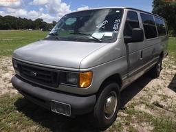 8-08213 (Cars-Van 3D)  Seller: Florida State D.O.E. 2003 FORD E350