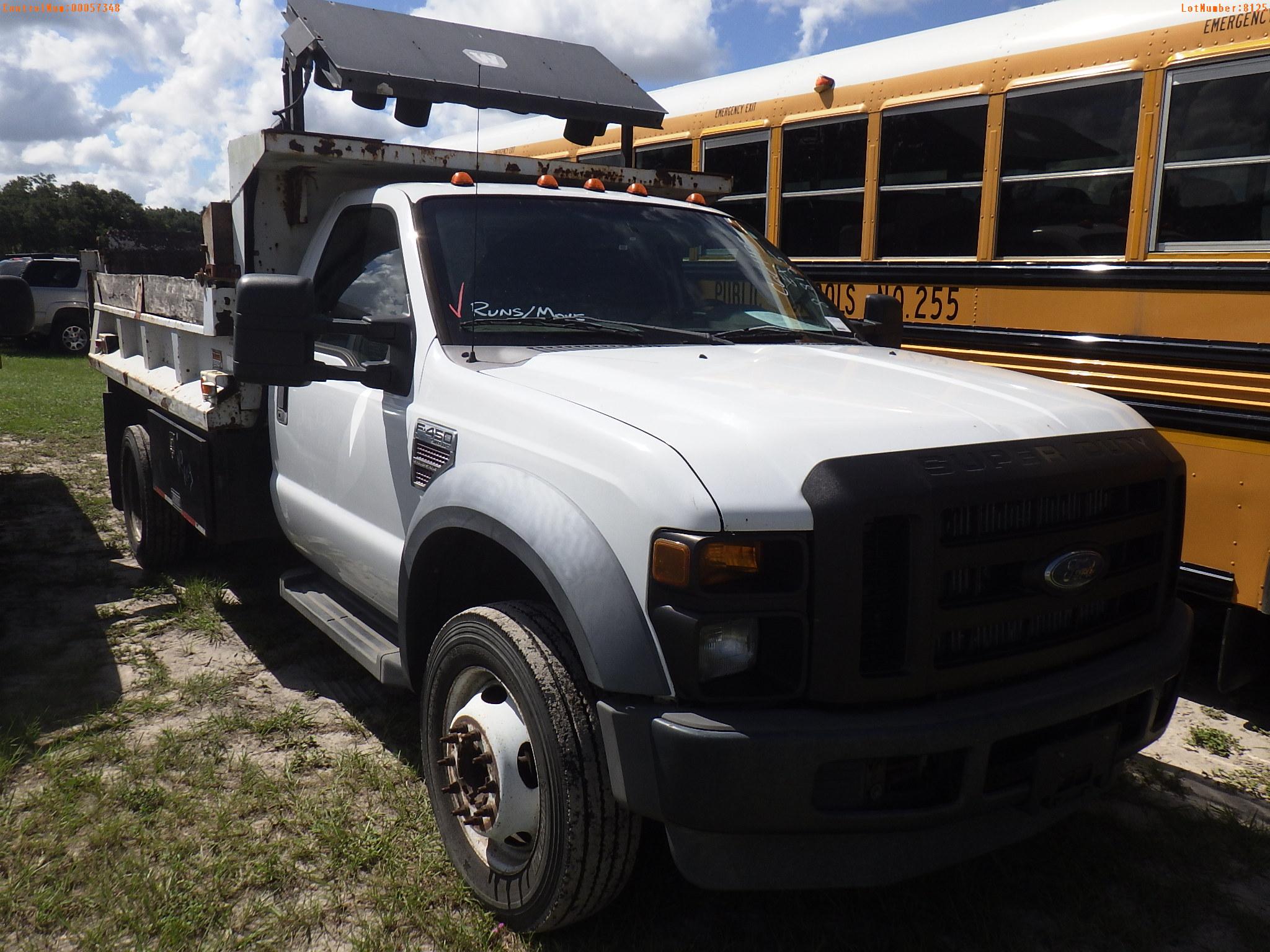 8-08125 (Trucks-Dump)  Seller:Private/Dealer 2008 FORD F450