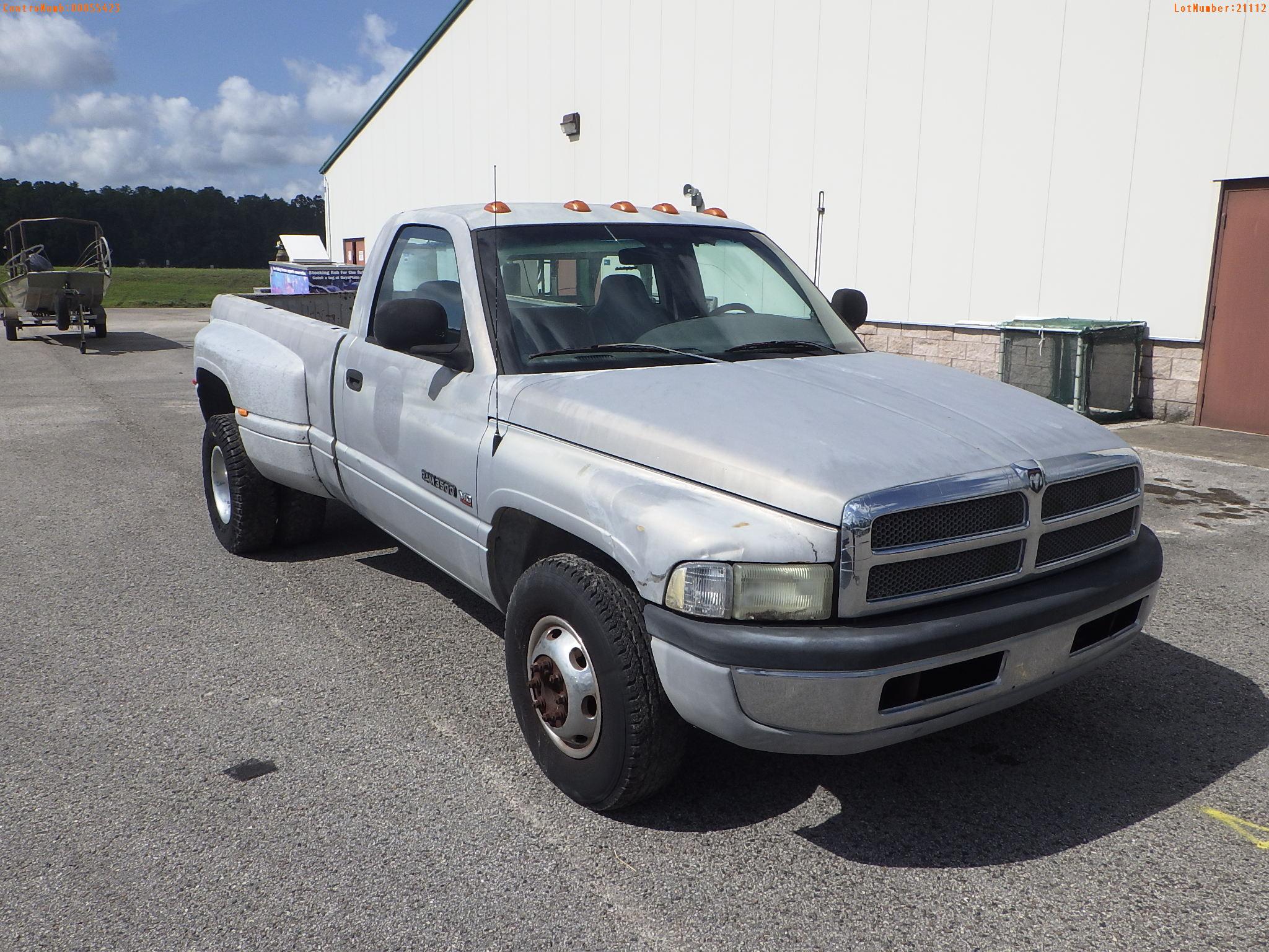 8-14110 (Trucks-Pickup 2D)  Seller: Florida State F.W.C. 2001 DODG 3500