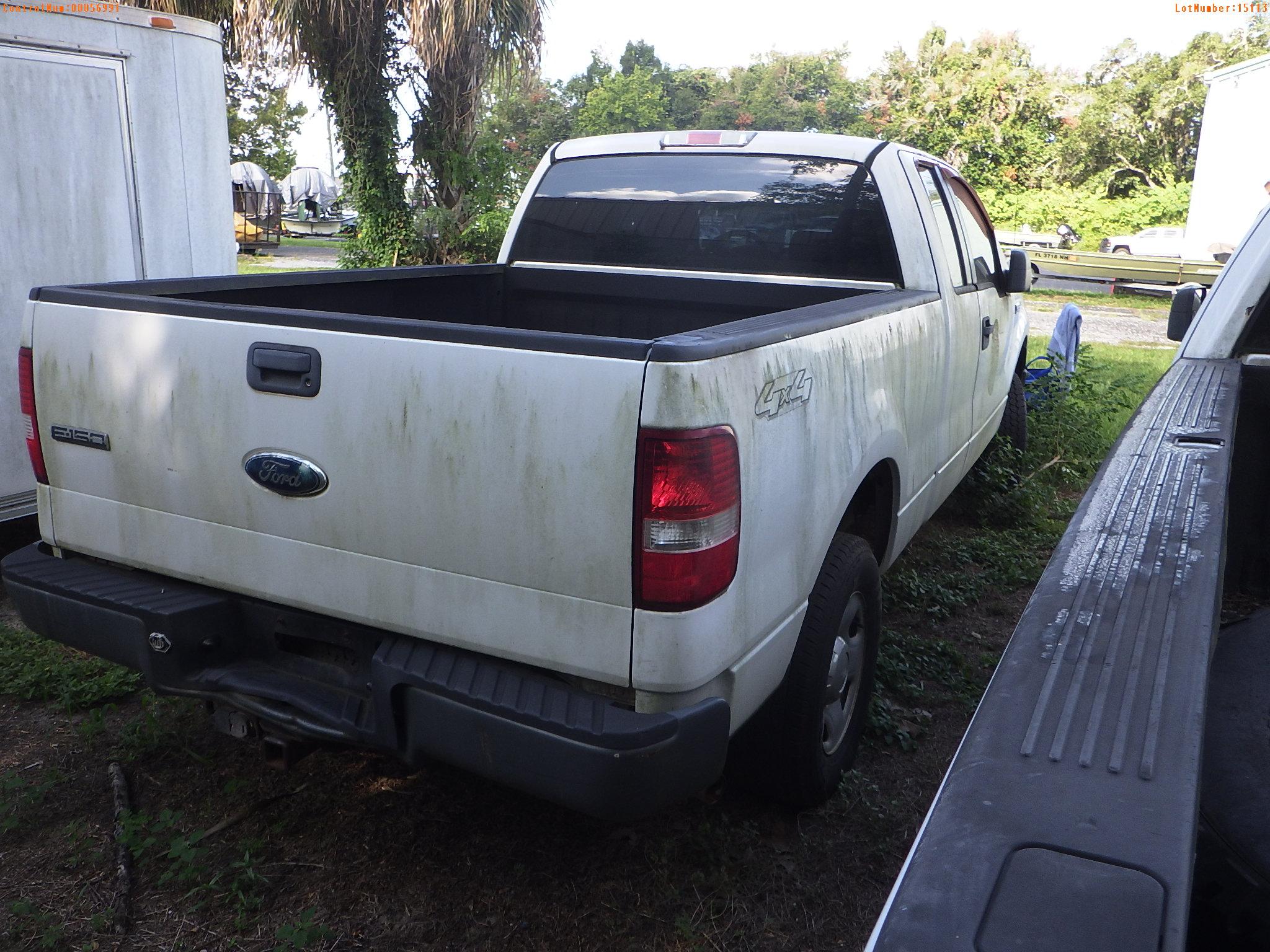 8-15113 (Trucks-Pickup 4D)  Seller: Florida State F.W.C. 2008 FORD F150