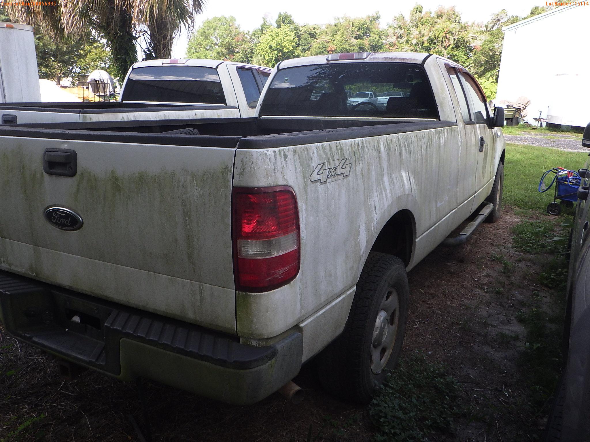 8-15114 (Trucks-Pickup 2D)  Seller: Florida State F.W.C. 2005 FORD F150