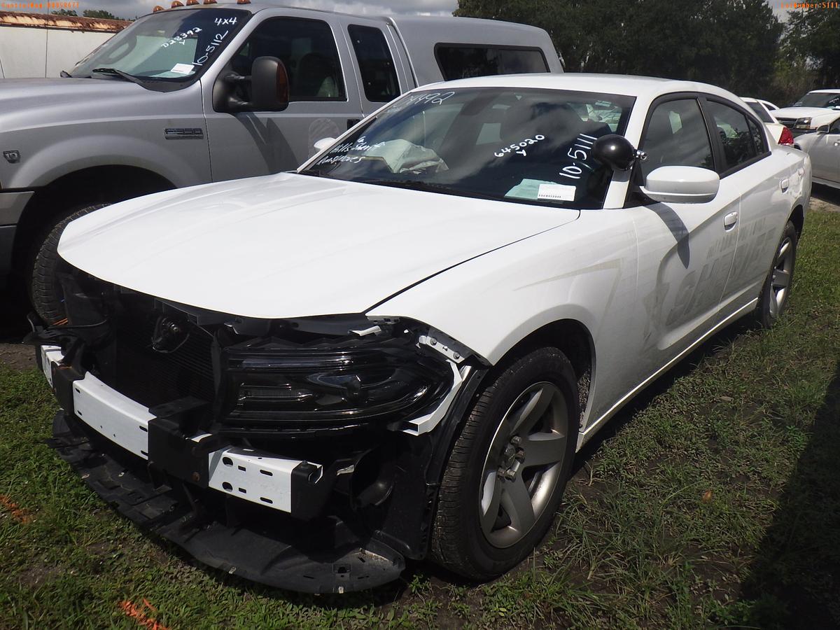 10-05111 (Cars-Sedan 4D)  Seller: Gov-Hillsborough County Sheriffs 2019 DODG CHA