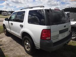 10-05116 (Cars-SUV 4D)  Seller: Florida State D.O.T. 2003 FORD EXPLORER