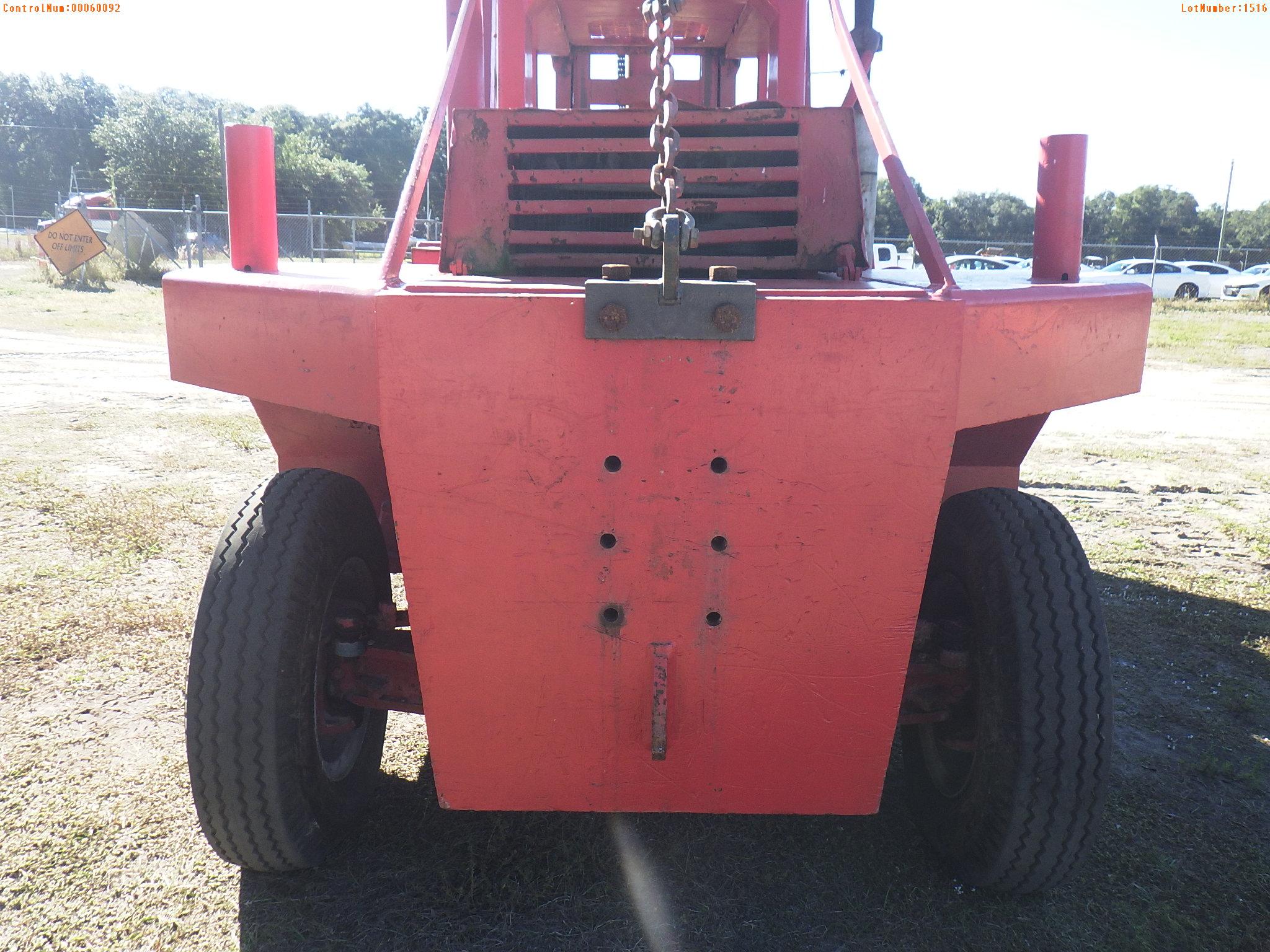 12-01172 (Equip.-Fork lift)  Seller: Florida State D.O.T. TAYLOR Y-22-BWO FORK L