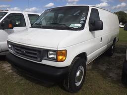 12-08214 (Cars-Van 4D)  Seller: Gov-Hillsborough County Sheriffs 2006 FORD E350