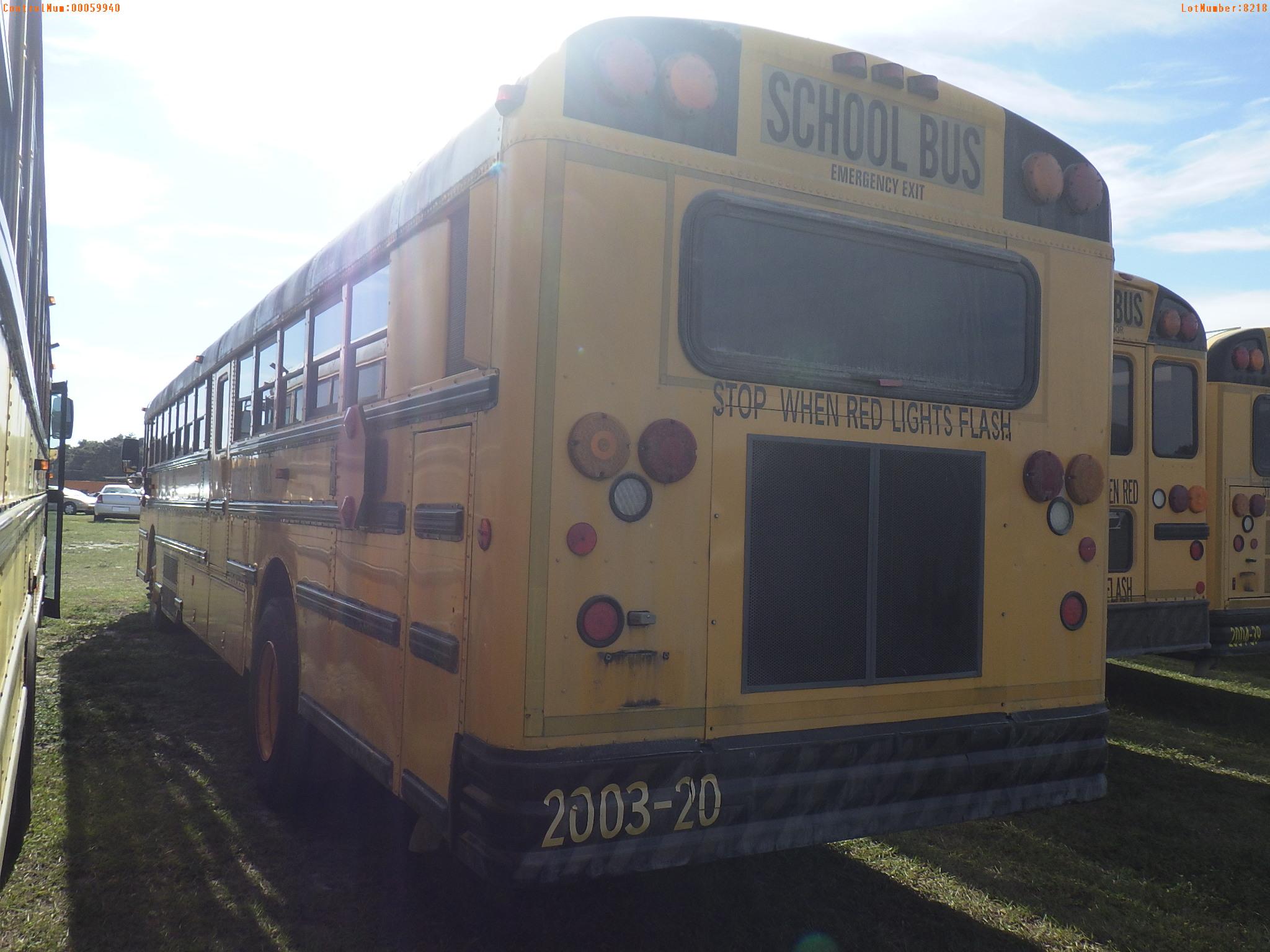 12-08218 (Trucks-Buses)  Seller: Gov-Citrus County School Board 2004 ICCO 3000