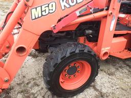 2-01158 (Equip.-Backhoe)  Seller:Private/Dealer KUBOTA M59 TRACTOR LOADER BACKHO