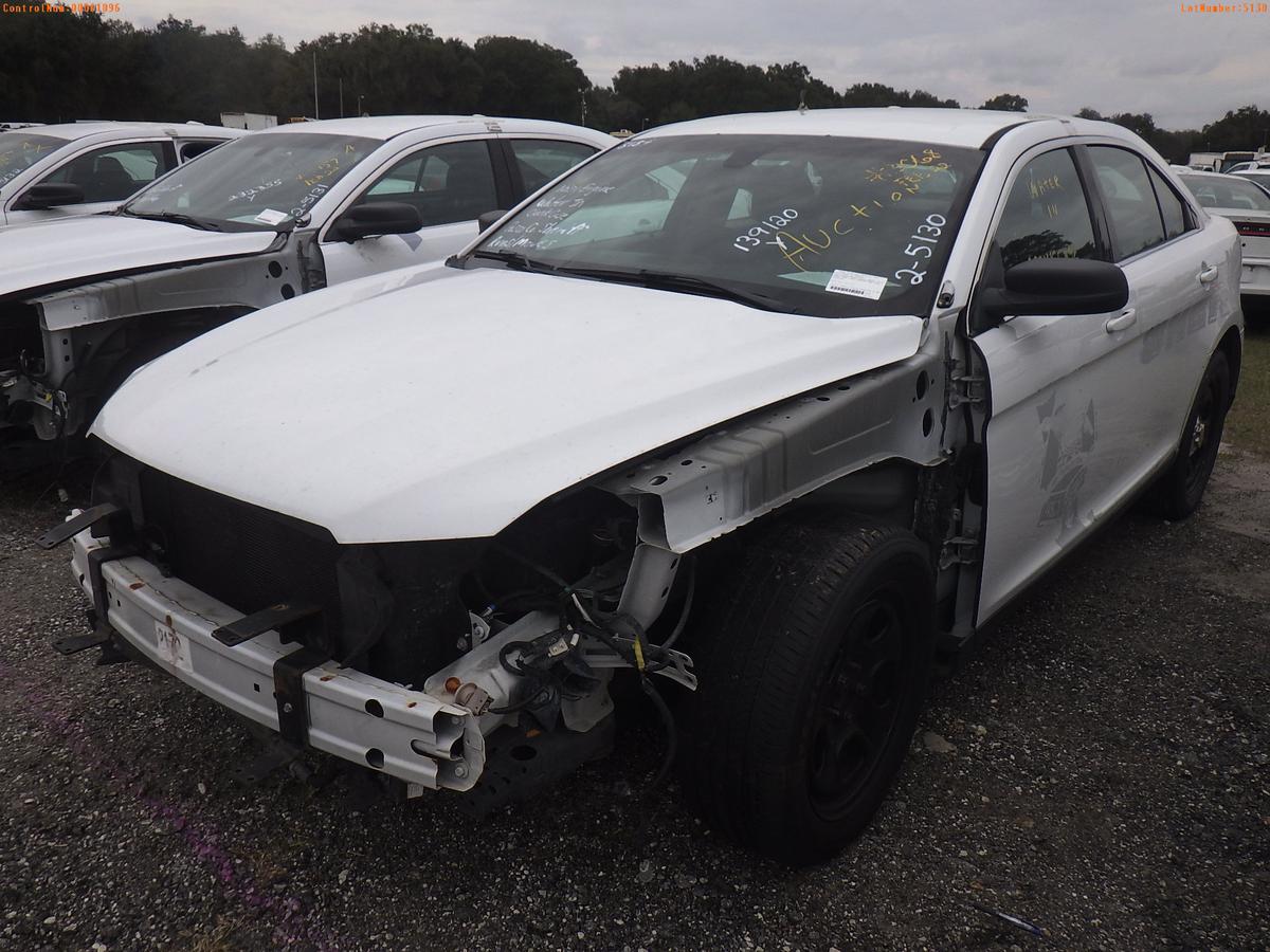 2-05130 (Cars-Sedan 4D)  Seller: Gov-Pasco County Sheriffs Office 2013 FORD TAUR