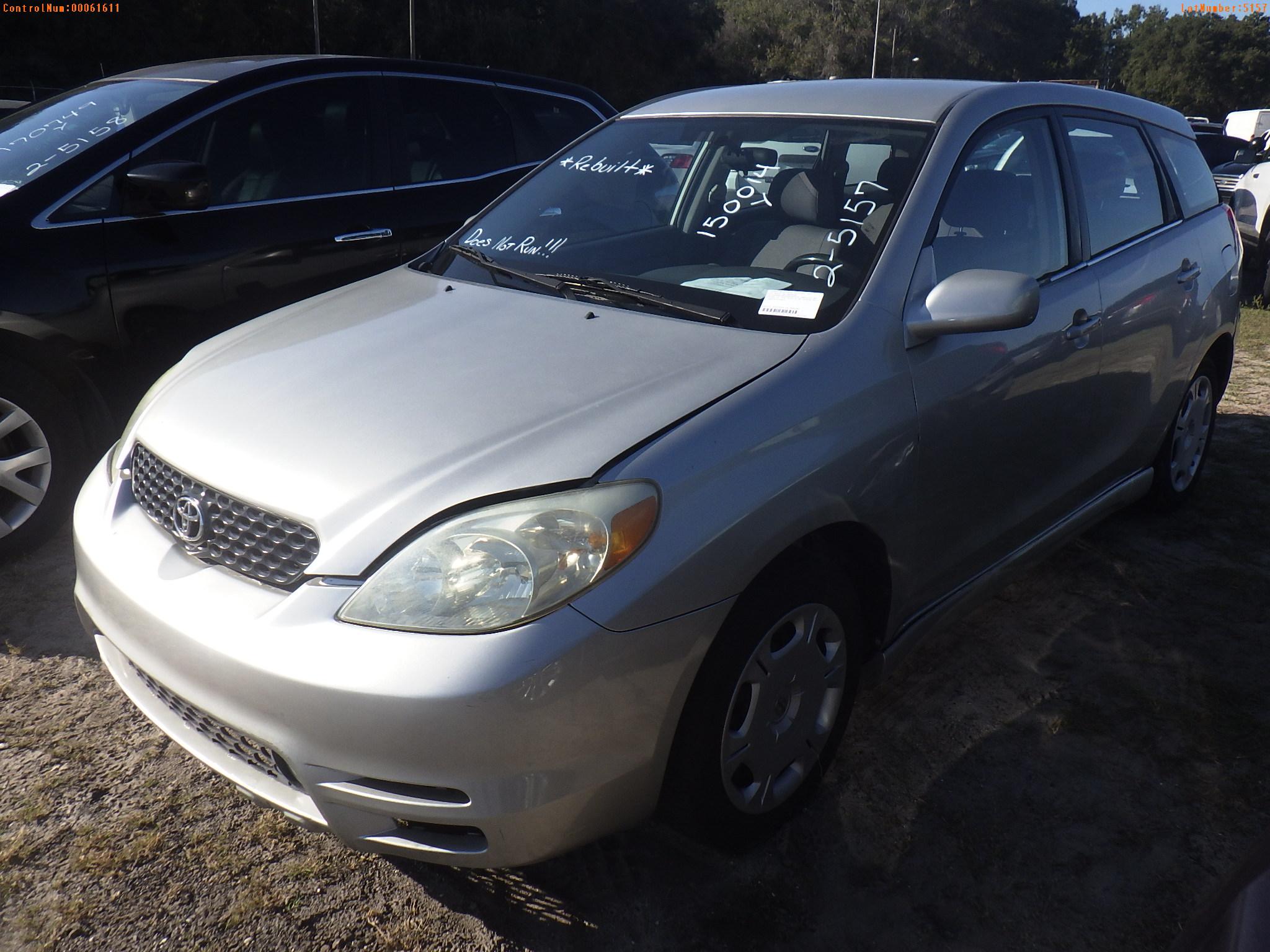 2-05157 (Cars-Sedan 4D)  Seller:Private/Dealer 2003 TOYT MATRIX