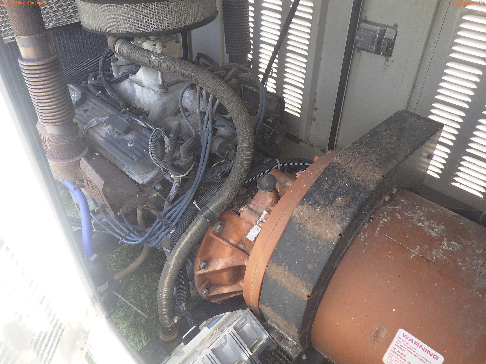 8-01134 (Equip.-Generator)  Seller:Private/Dealer ENERGY NOW ENR0808 STATIONARY