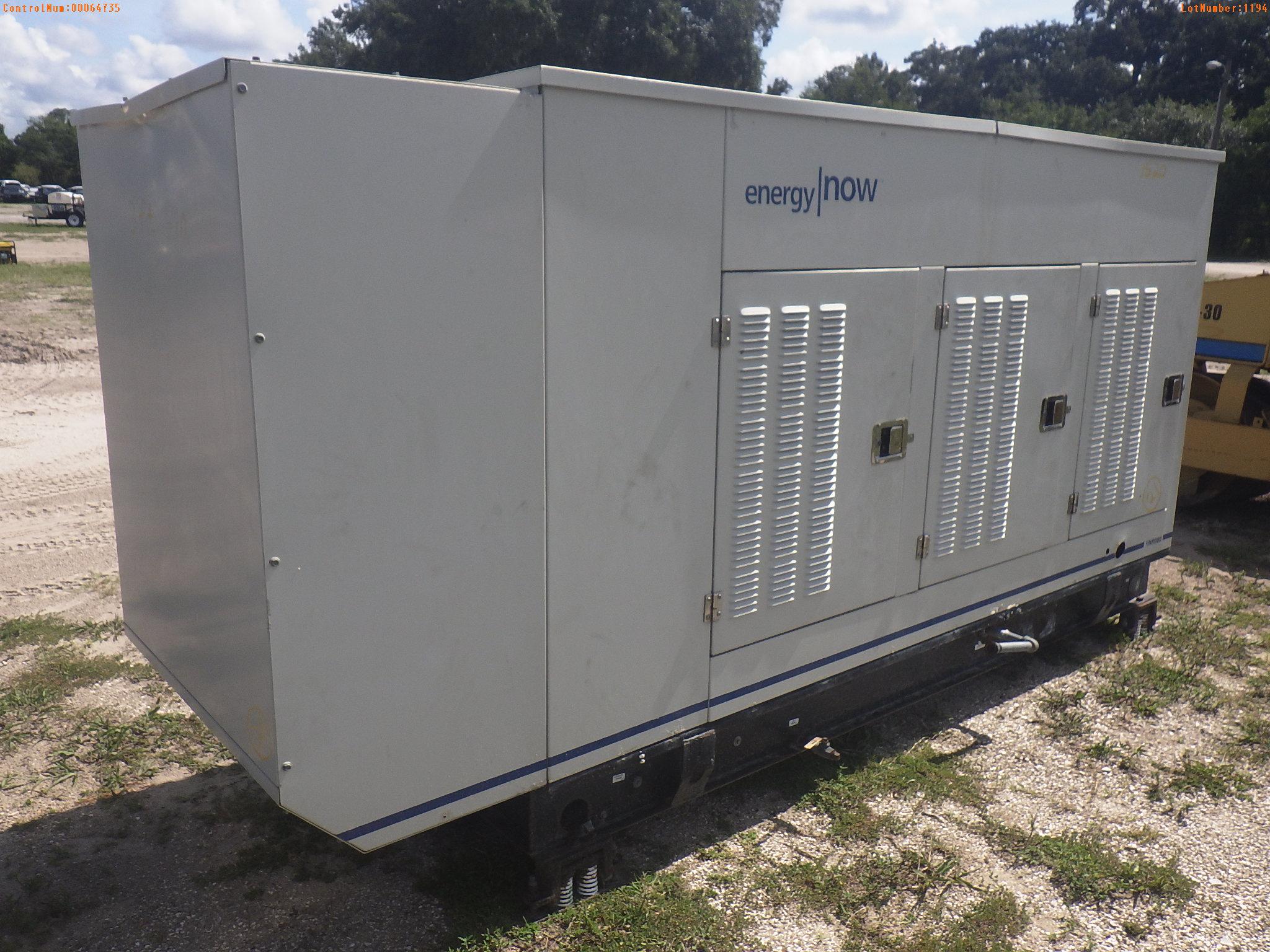 8-01134 (Equip.-Generator)  Seller:Private/Dealer ENERGY NOW ENR0808 STATIONARY