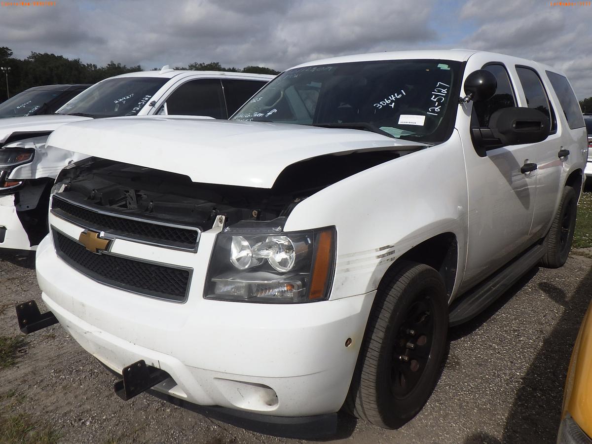 12-05127 (Cars-SUV 4D)  Seller: Gov-Pinellas County Sheriffs Ofc 2012 CHEV TAHOE