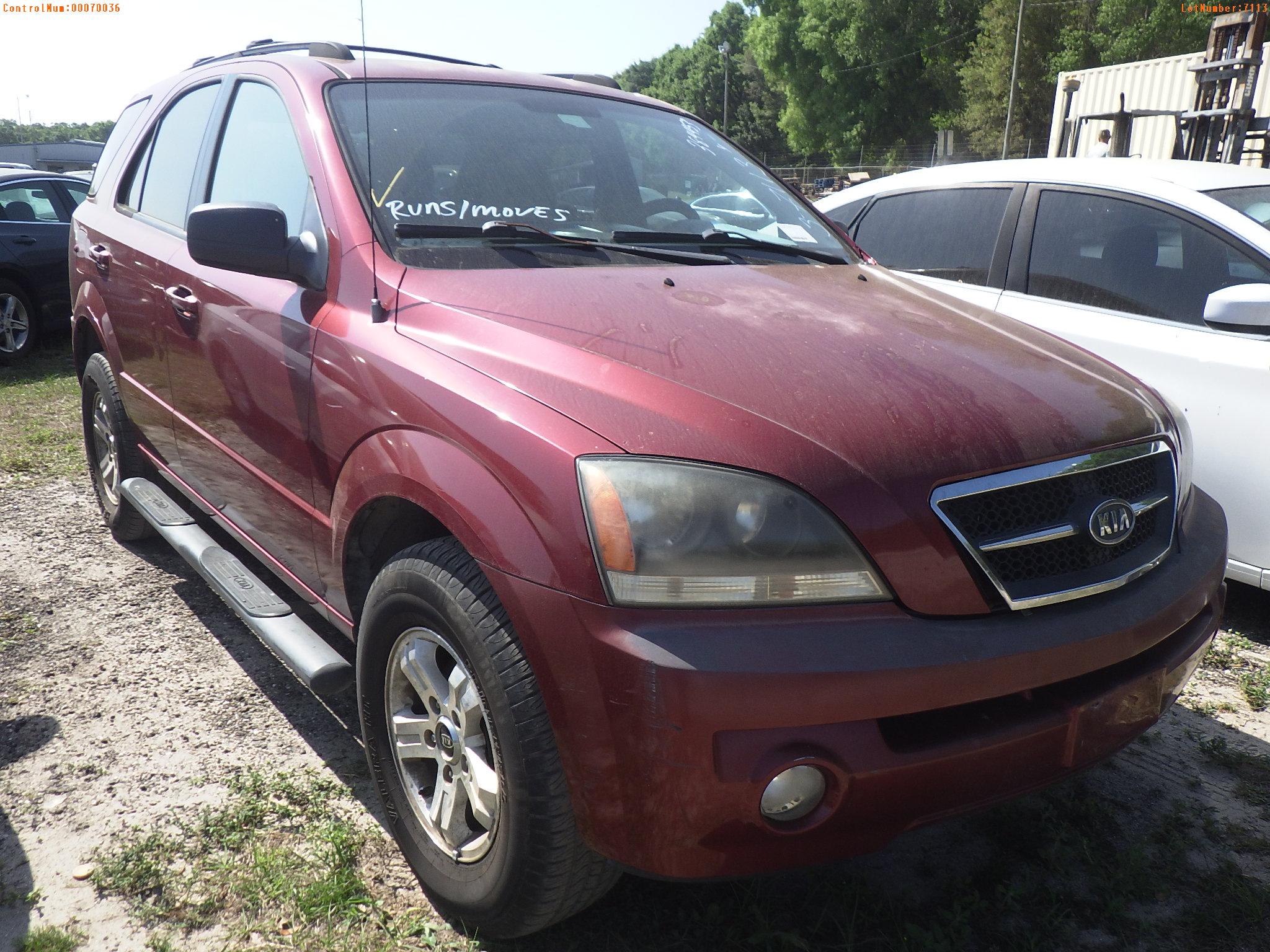 3-07113 (Cars-SUV 4D)  Seller:Private/Dealer 2005 KIA SORENTO