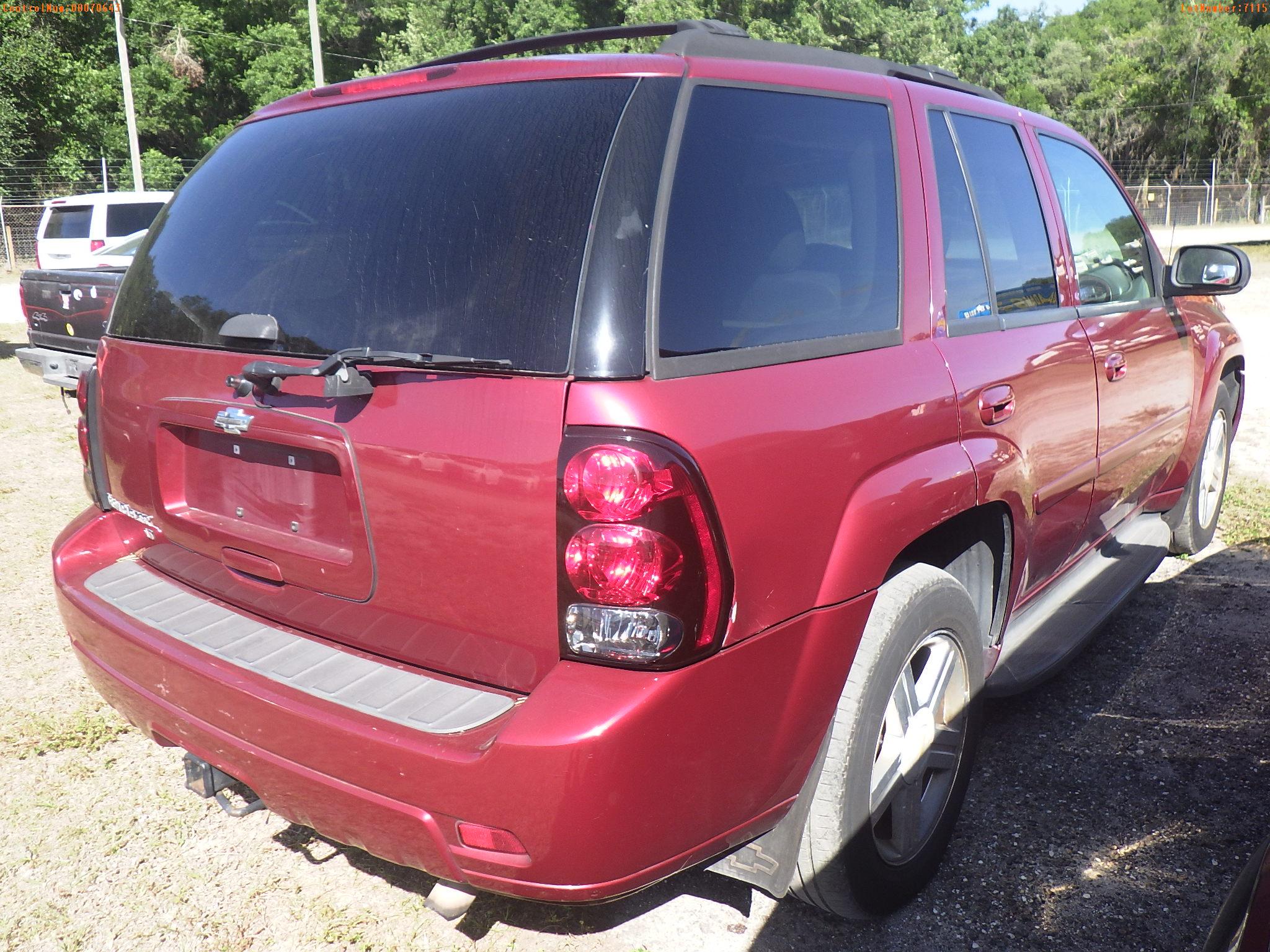 4-07115 (Cars-SUV 4D)  Seller:Private/Dealer 2008 CHEV TRAILBLAZ