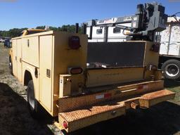 4-08214 (Trucks-Crane)  Seller: Gov-City of Bradenton 2005 FORD F350