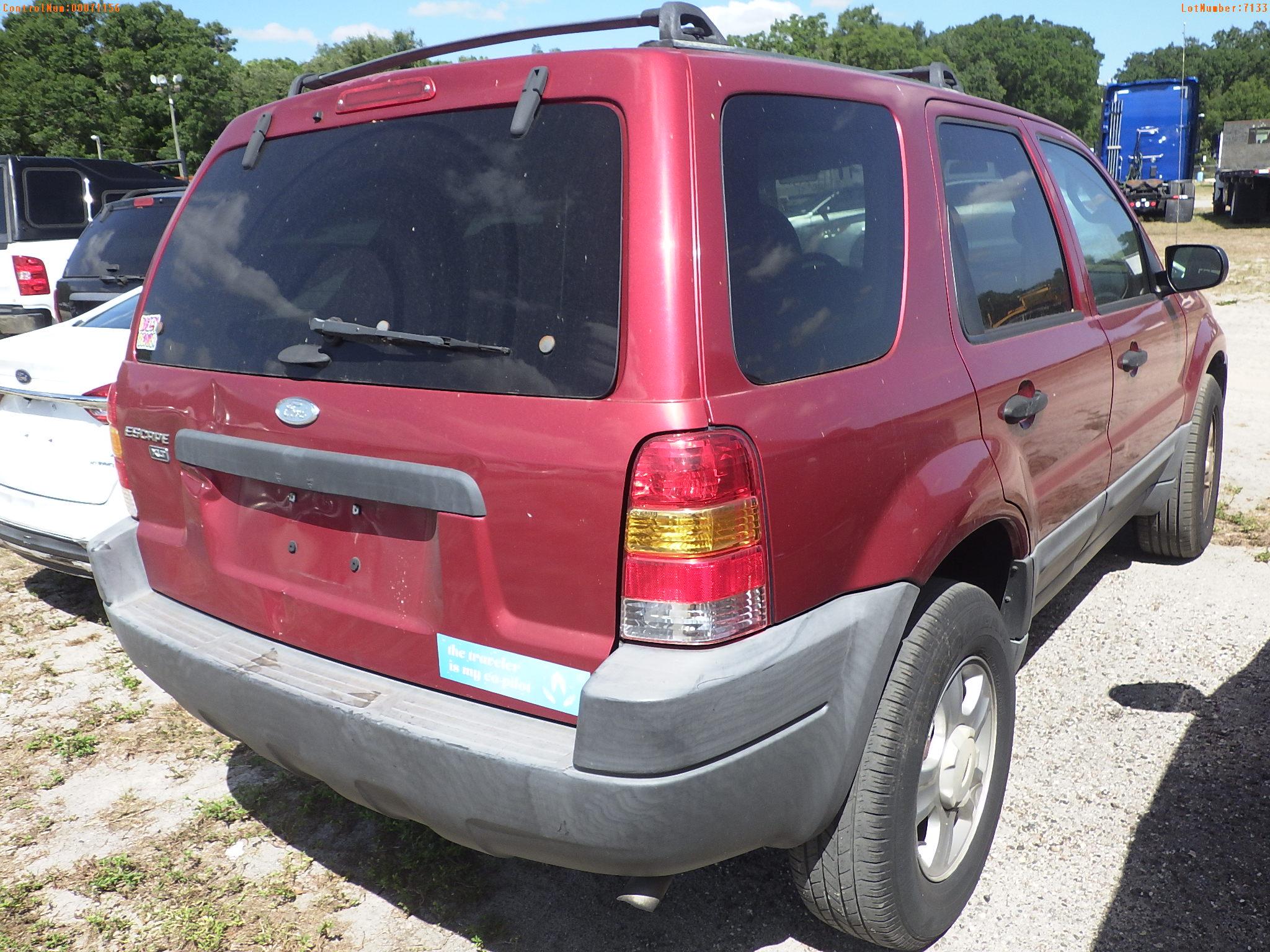 5-07133 (Cars-SUV 4D)  Seller:Private/Dealer 2003 FORD ESCAPE