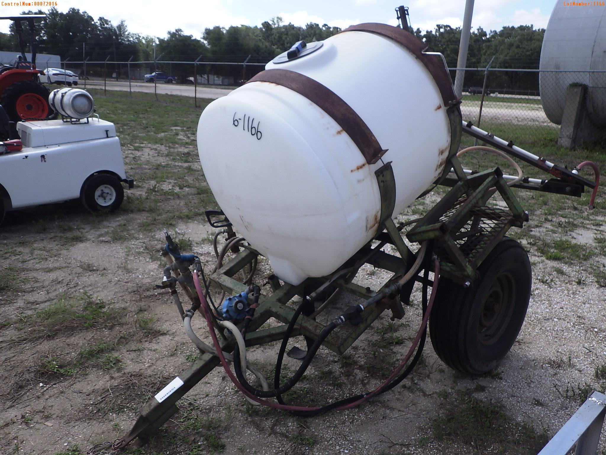 6-01166 (Equip.-Sprayer)  Seller:Private/Dealer 200 GALLON PTO DRIVEN SPRAYER