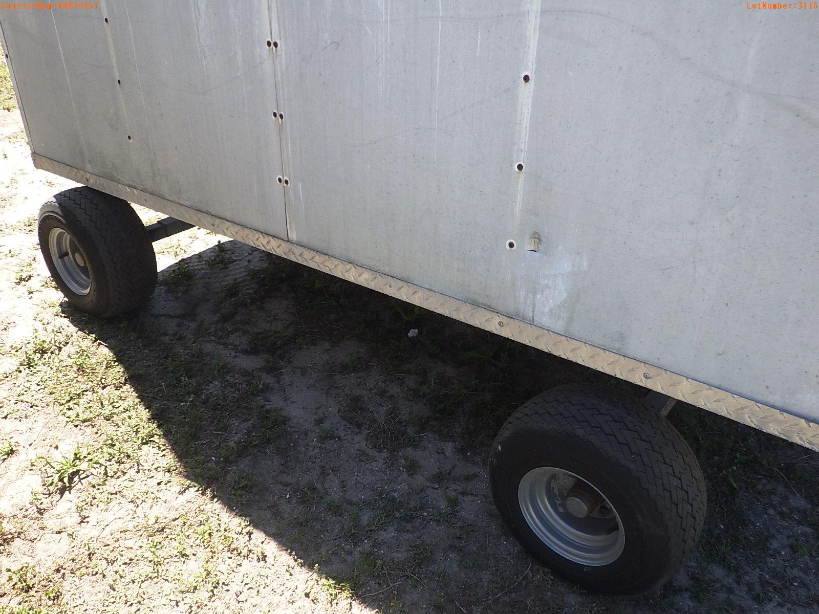 4-03116 (Trailers-Farm)  Seller: Gov-Hillsborough County Sheriffs 8 BY 5 FOOT EN