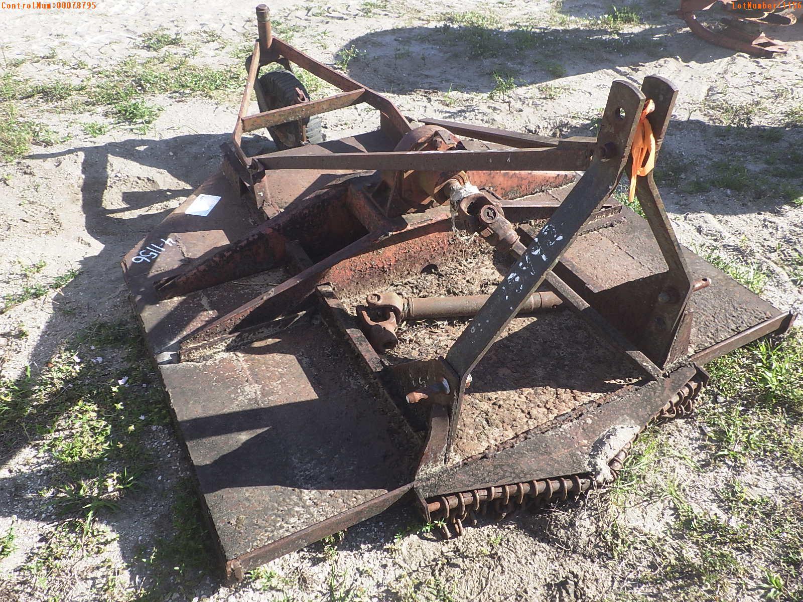 4-01156 (Equip.-Mower)  Seller:Private/Dealer 3PT HITCH ROTARY MOWER & 3PT HITCH