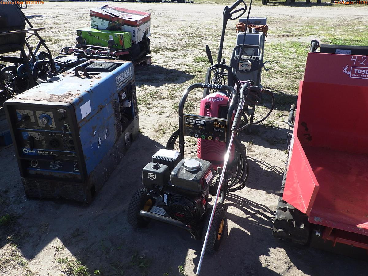 4-02190 (Equip.-Pressure washer)  Seller:Private/Dealer LOT OF (3)PRESSURE WASHE