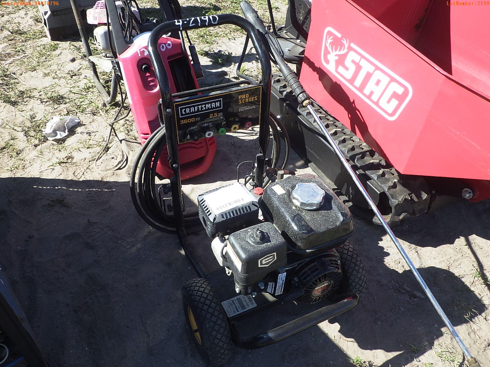 4-02190 (Equip.-Pressure washer)  Seller:Private/Dealer LOT OF (3)PRESSURE WASHE