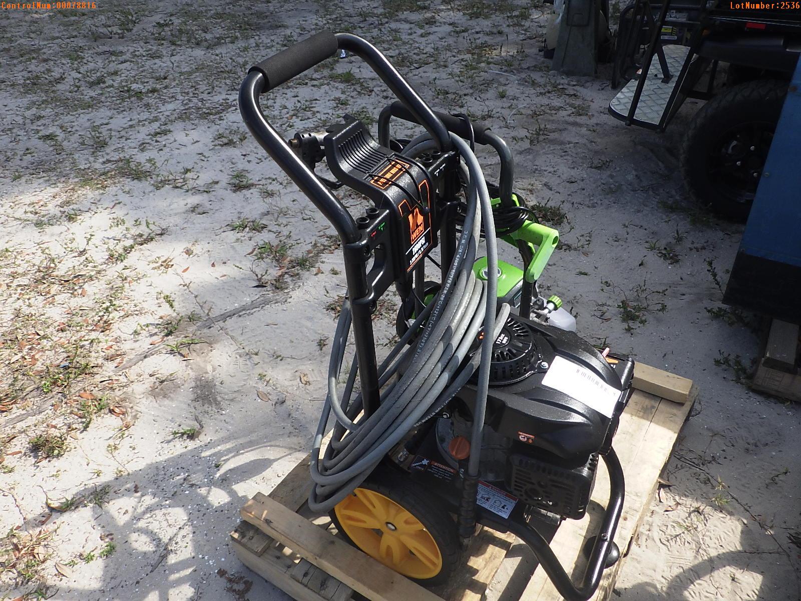 4-02536 (Equip.-Pressure washer)  Seller:Private/Dealer (4)GAS PRESSURE WASHERS