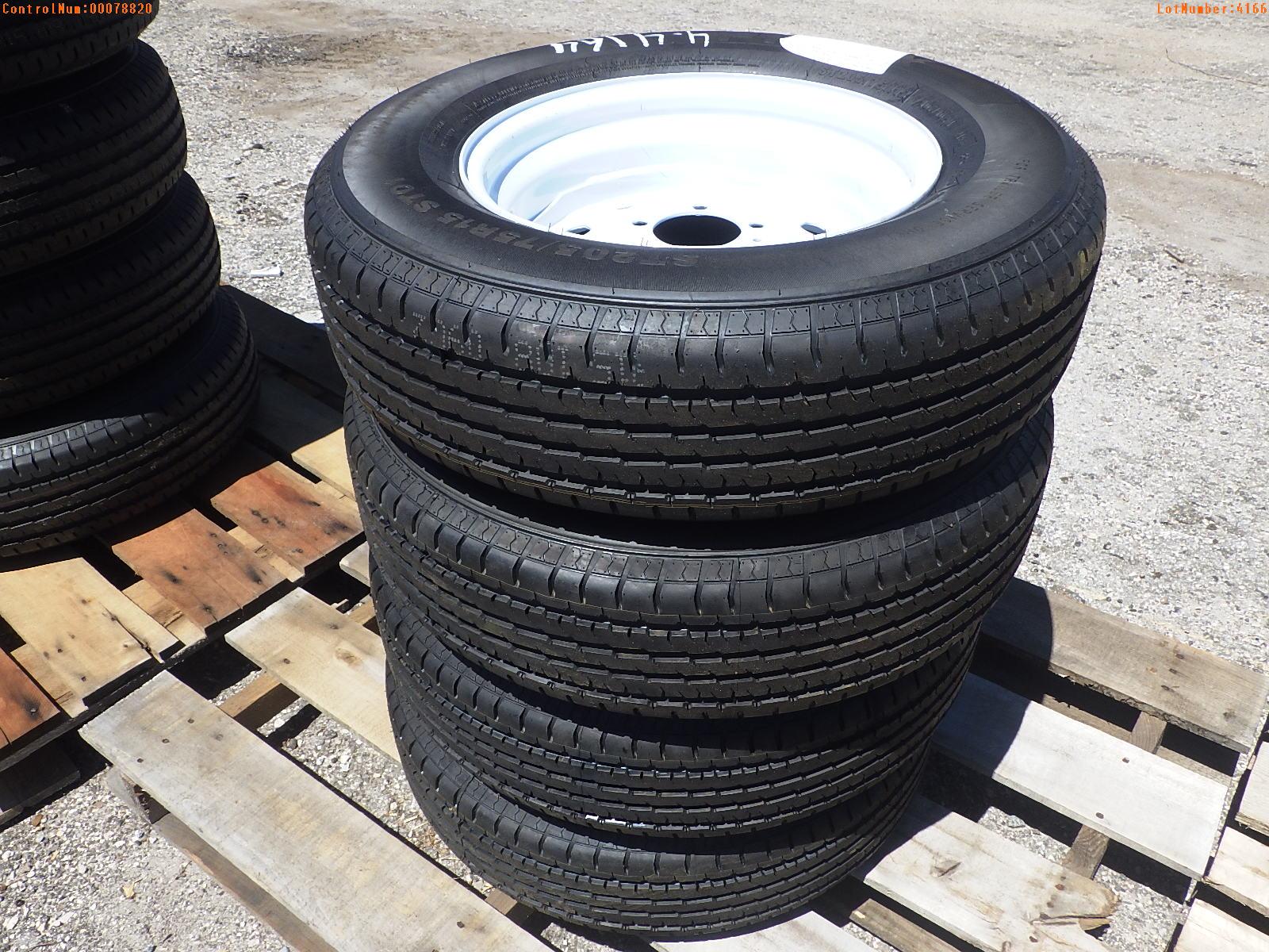 4-04166 (Equip.-Parts & accs.)  Seller:Private/Dealer (4) ST205-75R-15 TRAILER T