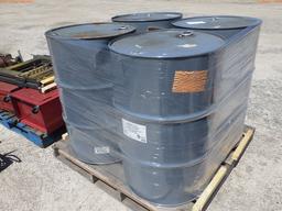 4-04124 (Equip.-Storage tank)  Seller:Private/Dealer (4) EMPTY 55 GALLON METAL D