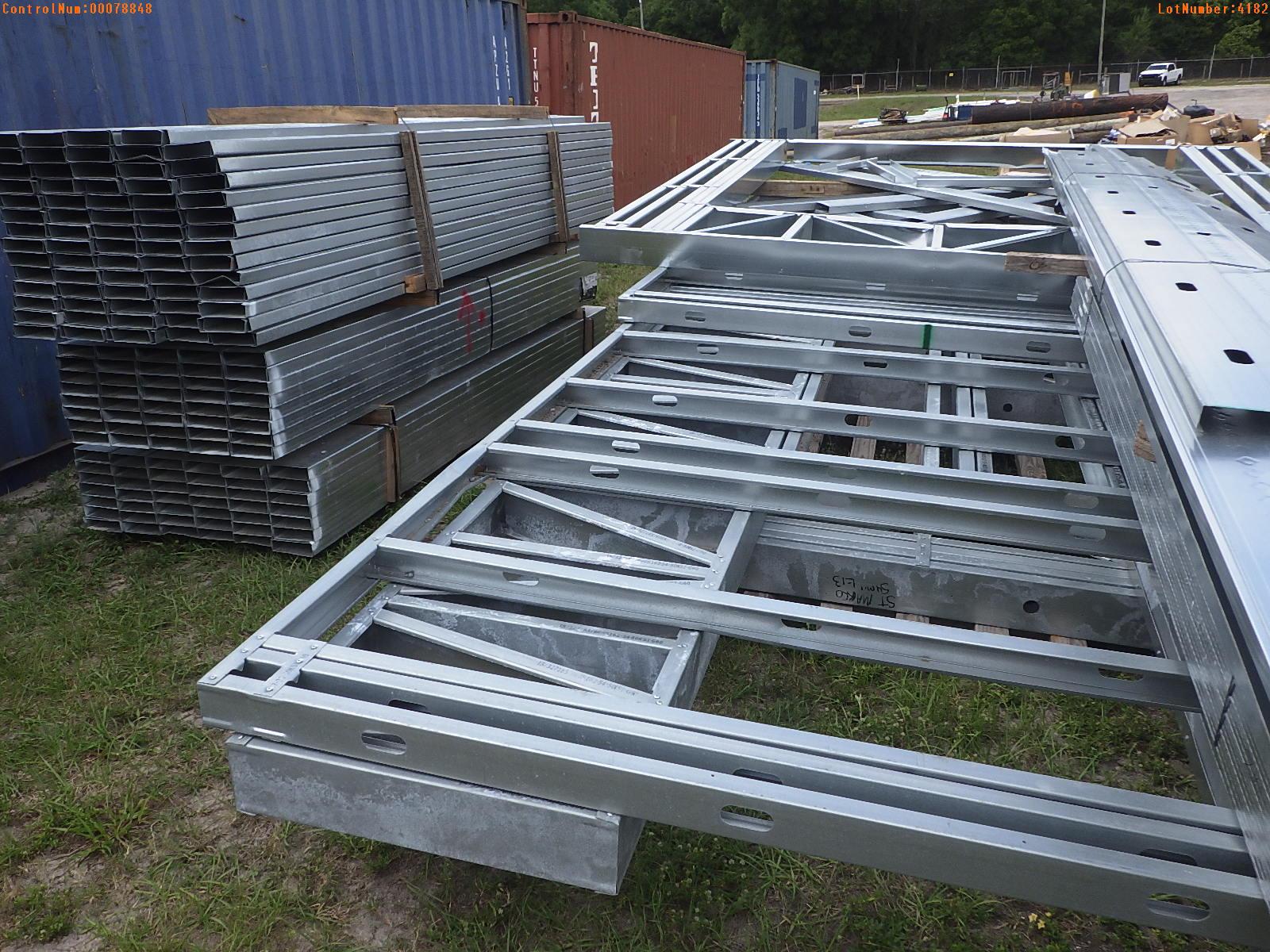 4-04182 (Equip.-Specialized)  Seller:Private/Dealer LOT OF STRUCTURAL STEEL FRAM