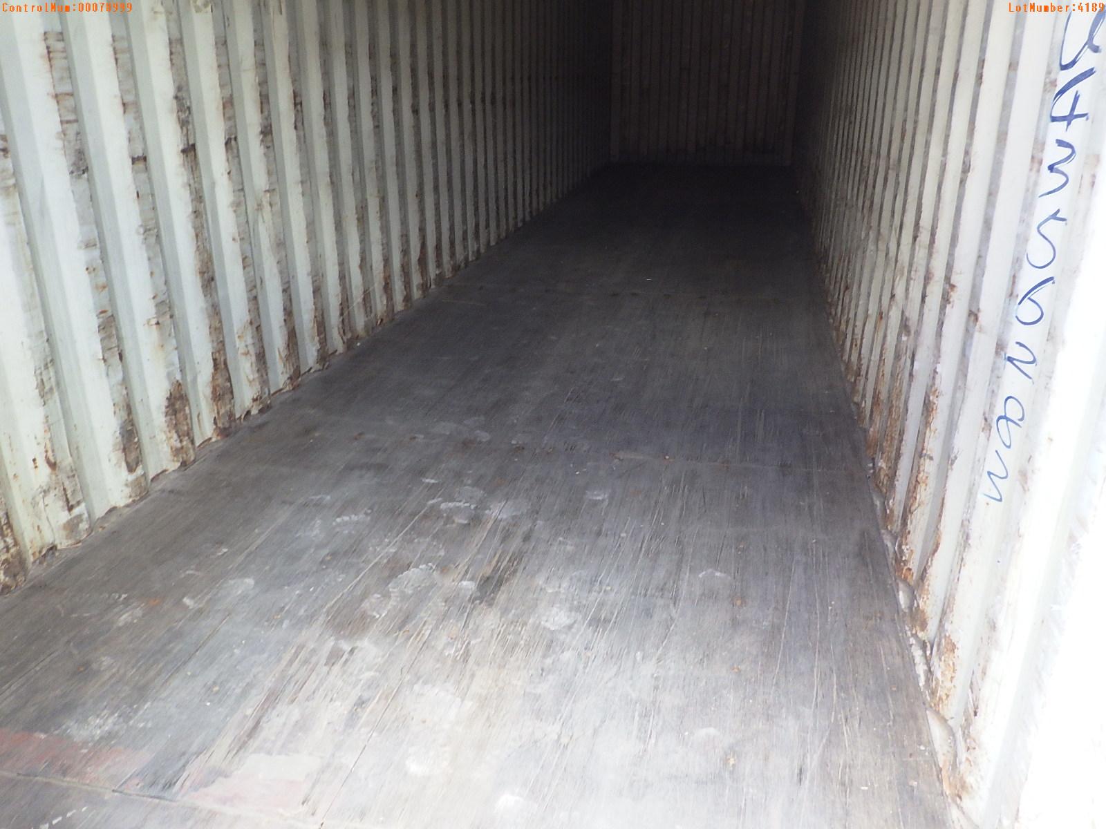 4-04189 (Equip.-Container)  Seller:Private/Dealer 40 FOOT METAL SHIPPING CONTAIN