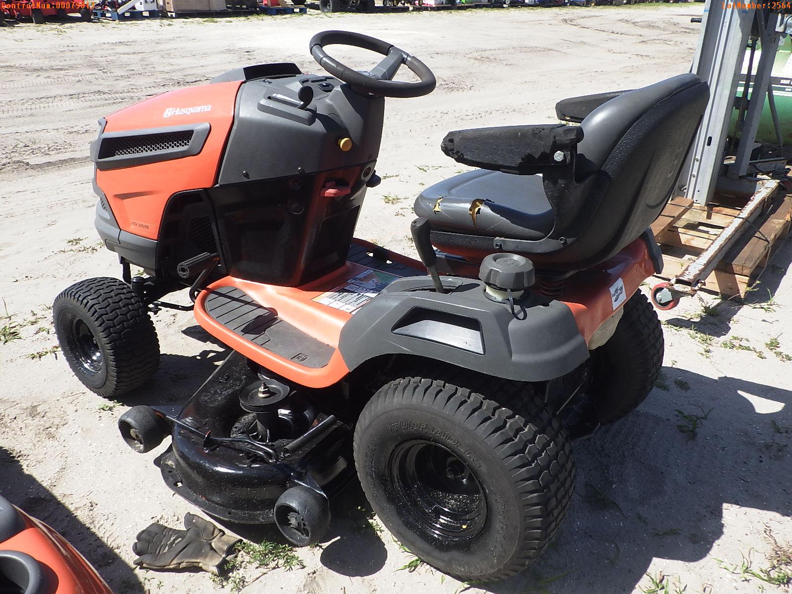 4-02564 (Equip.-Mower)  Seller:Private/Dealer HUSQVARNA YTH24V48 48 INCH RIDING