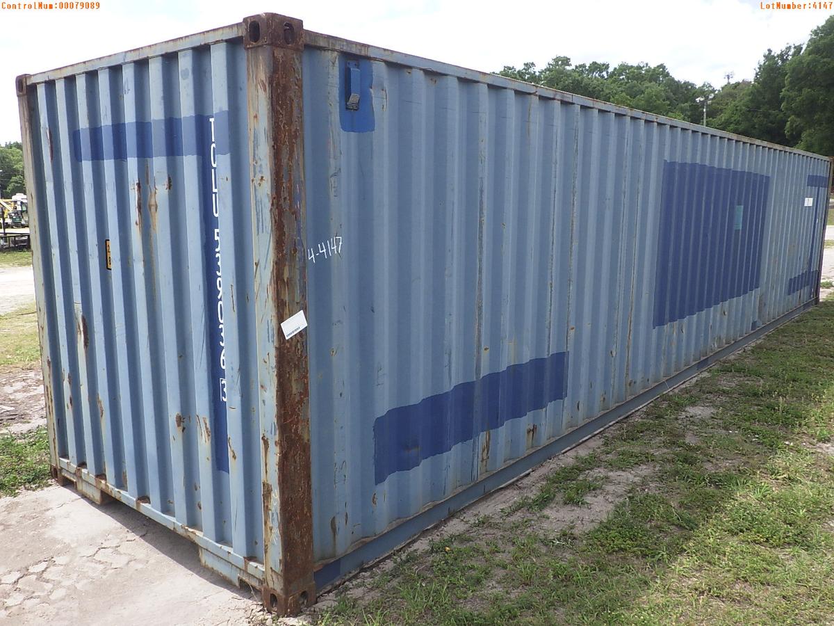 4-04147 (Equip.-Container)  Seller:Private/Dealer 40 FOOT METAL SHIPPING CONTAIN