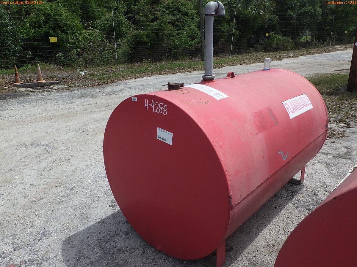 4-04288 (Equip.-Storage tank)  Seller:Private/Dealer METAL 500 GALLON FUEL TANK