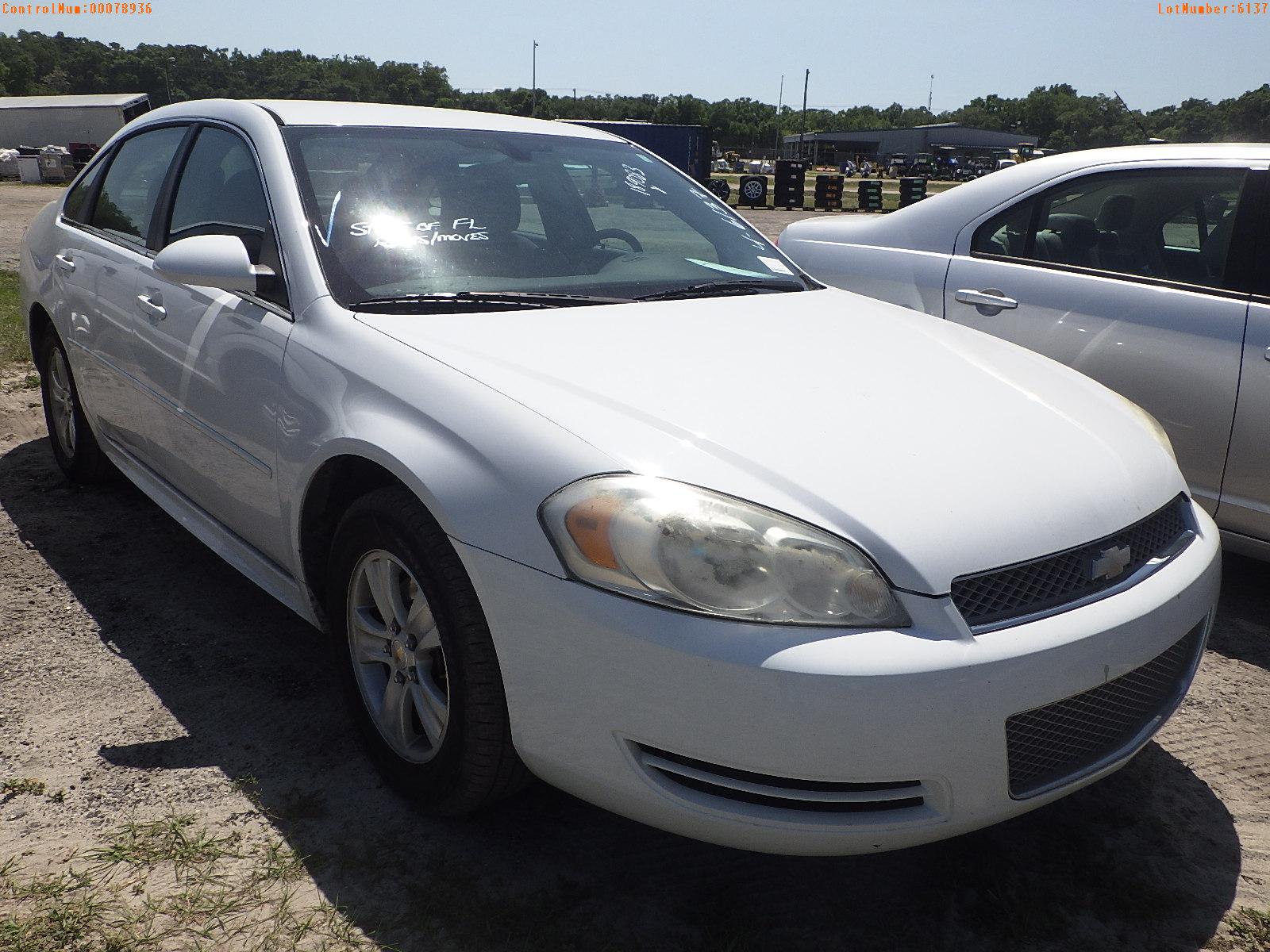 4-06137 (Cars-Sedan 4D)  Seller: Florida State D.J.J. 2012 CHEV IMPALA