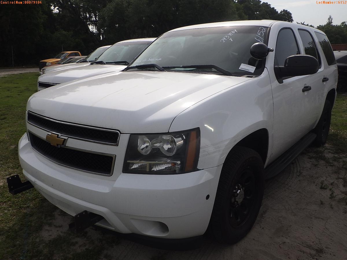 4-06152 (Cars-SUV 4D)  Seller: Gov-Pinellas County Sheriffs Ofc 2012 CHEV TAHOE