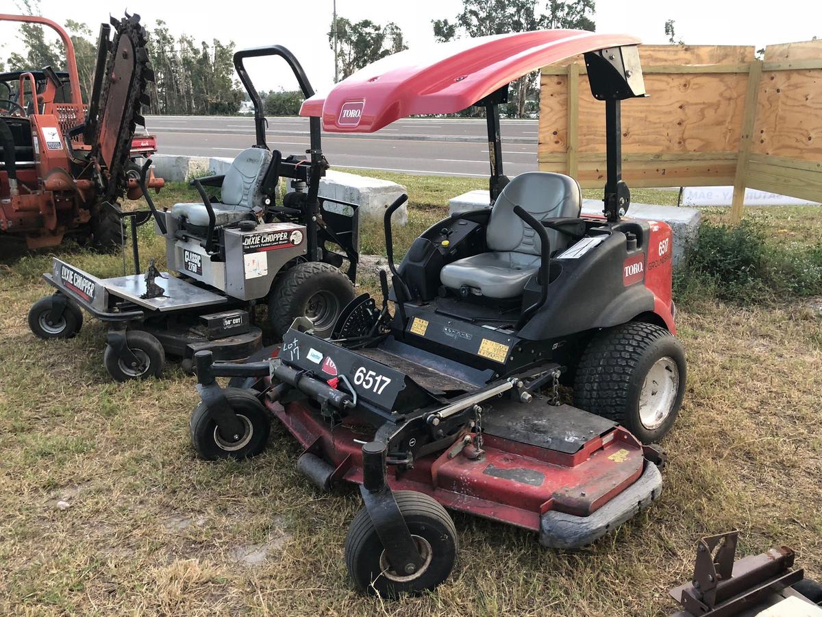 Toro Groundsmaster 7200 72inch Zero Trun Dsl Commercial Mower